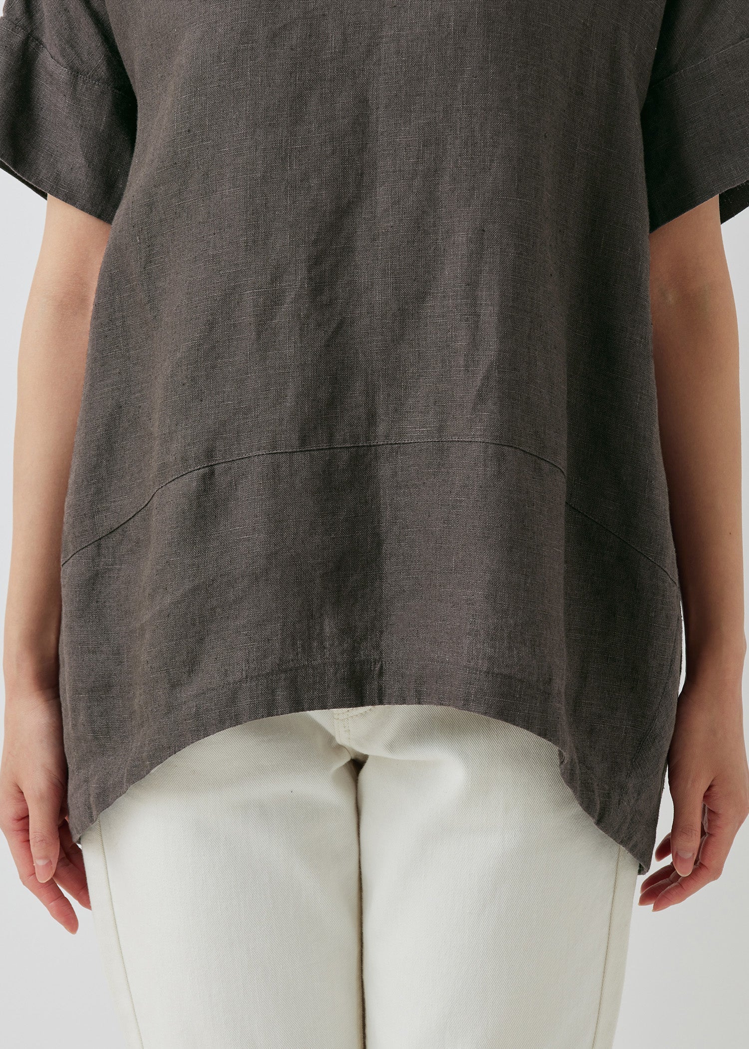 リネンコクーンシルエットブラウス