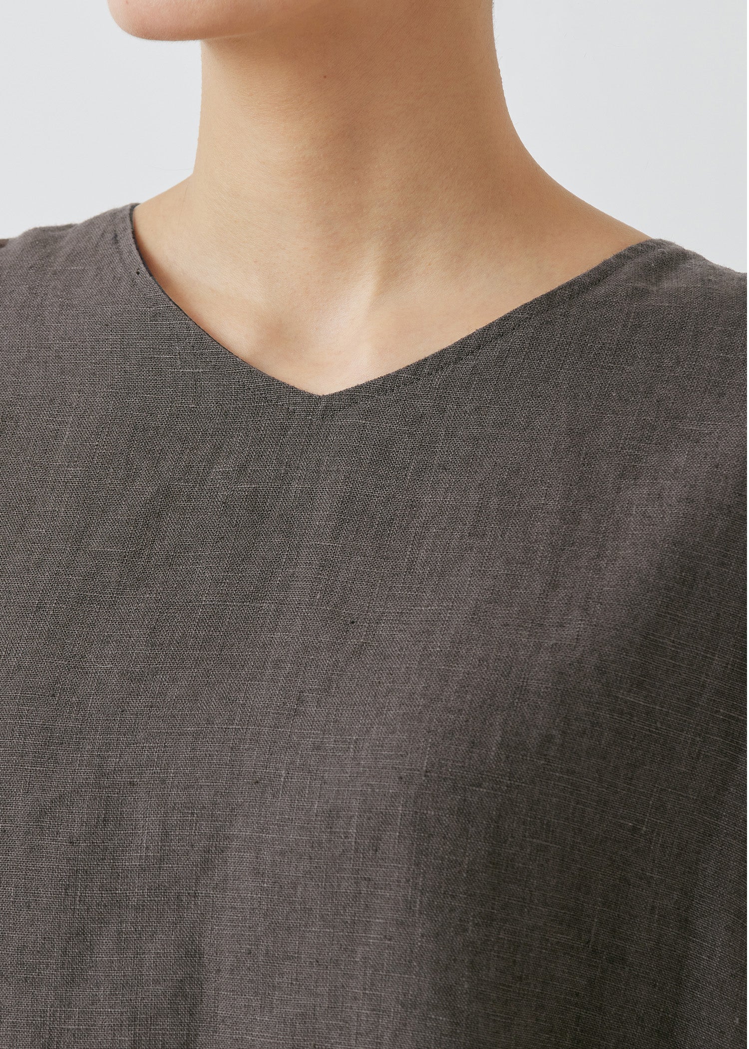 リネンコクーンシルエットブラウス