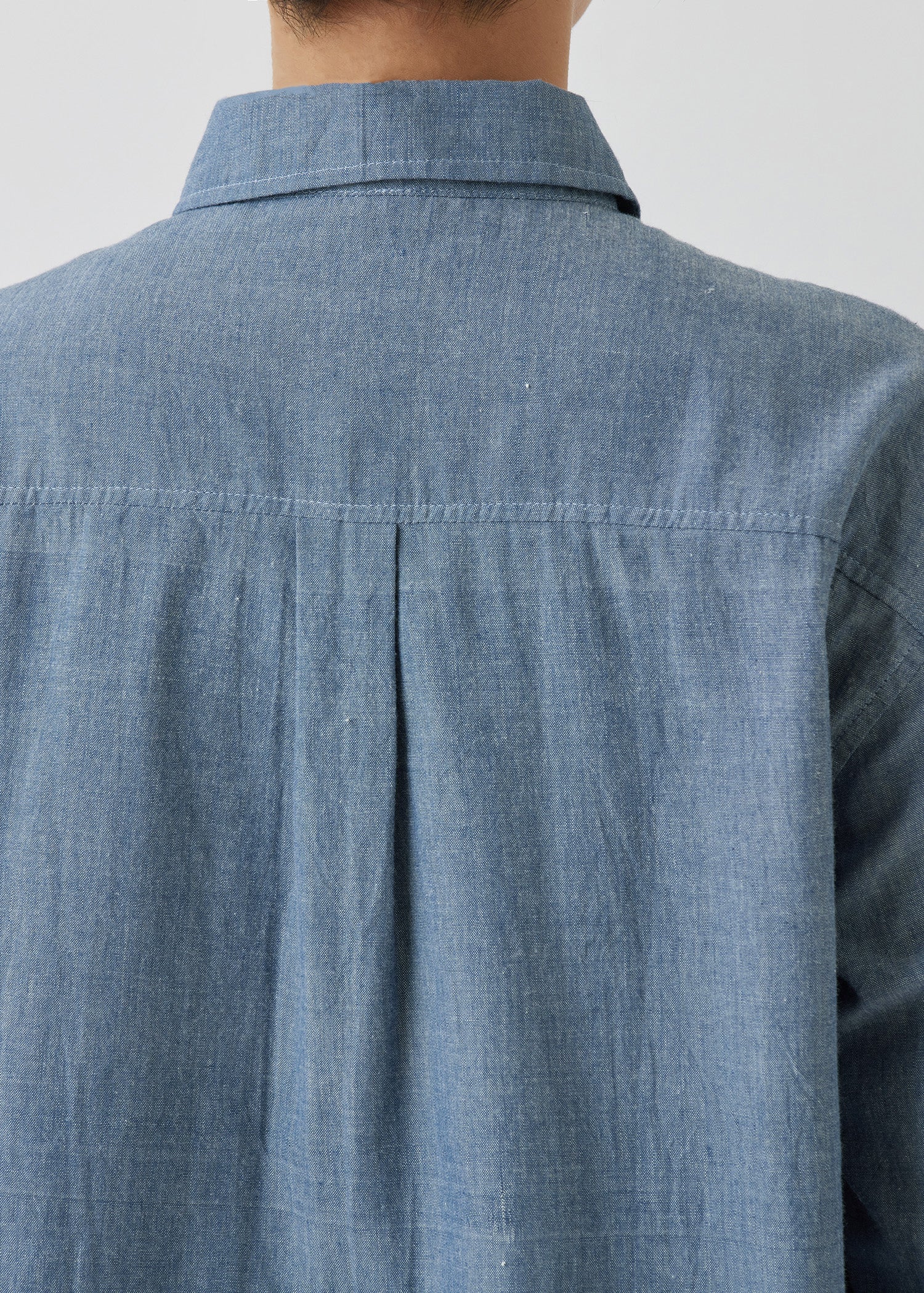 オーガニックコットンフラワー手刺繍ワイドブラウス