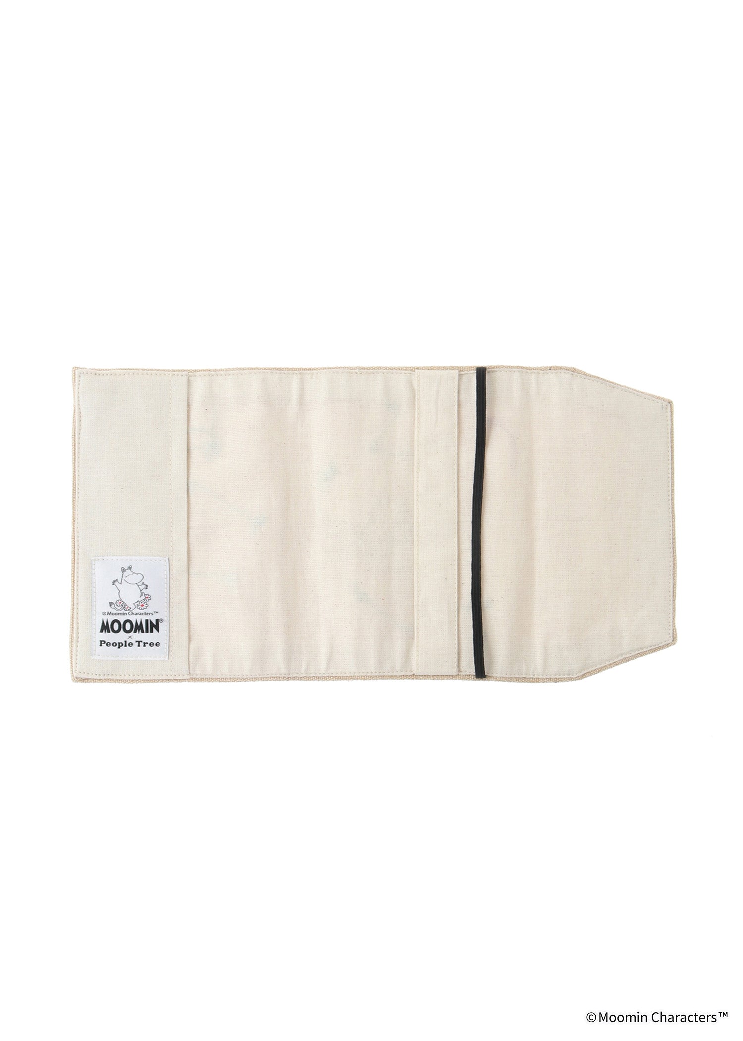 ムーミン 80周年記念ジュート&コットンのブックカバー・ムーミンたちの小さな冒険