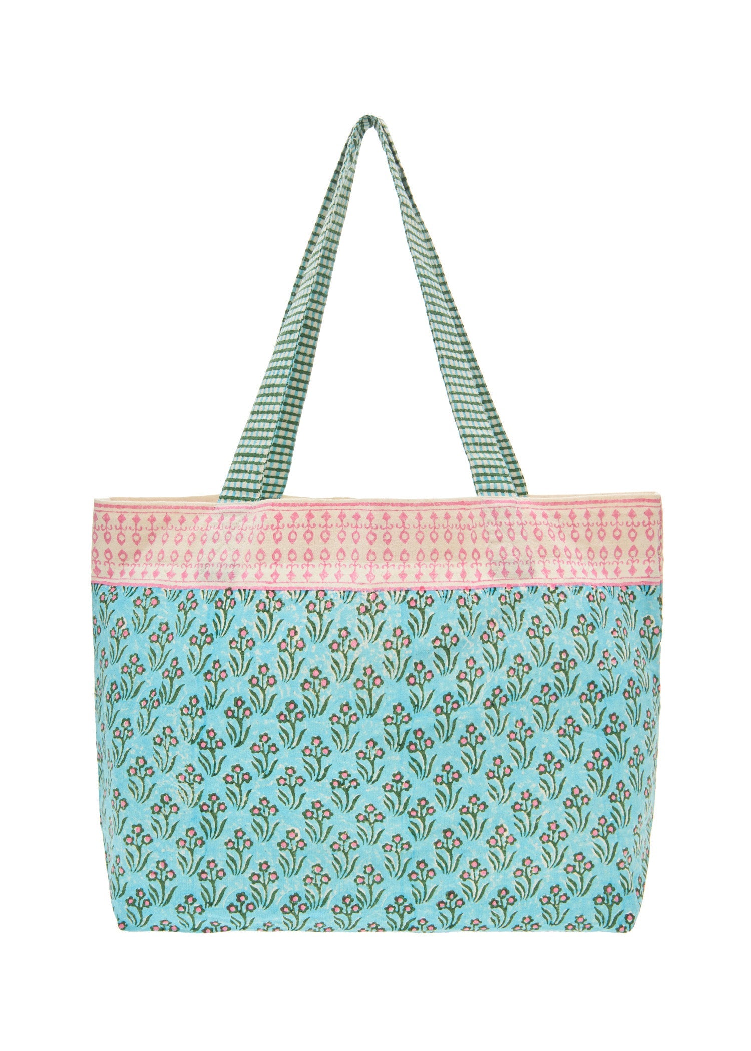 ブロックプリントショルダーバッグ