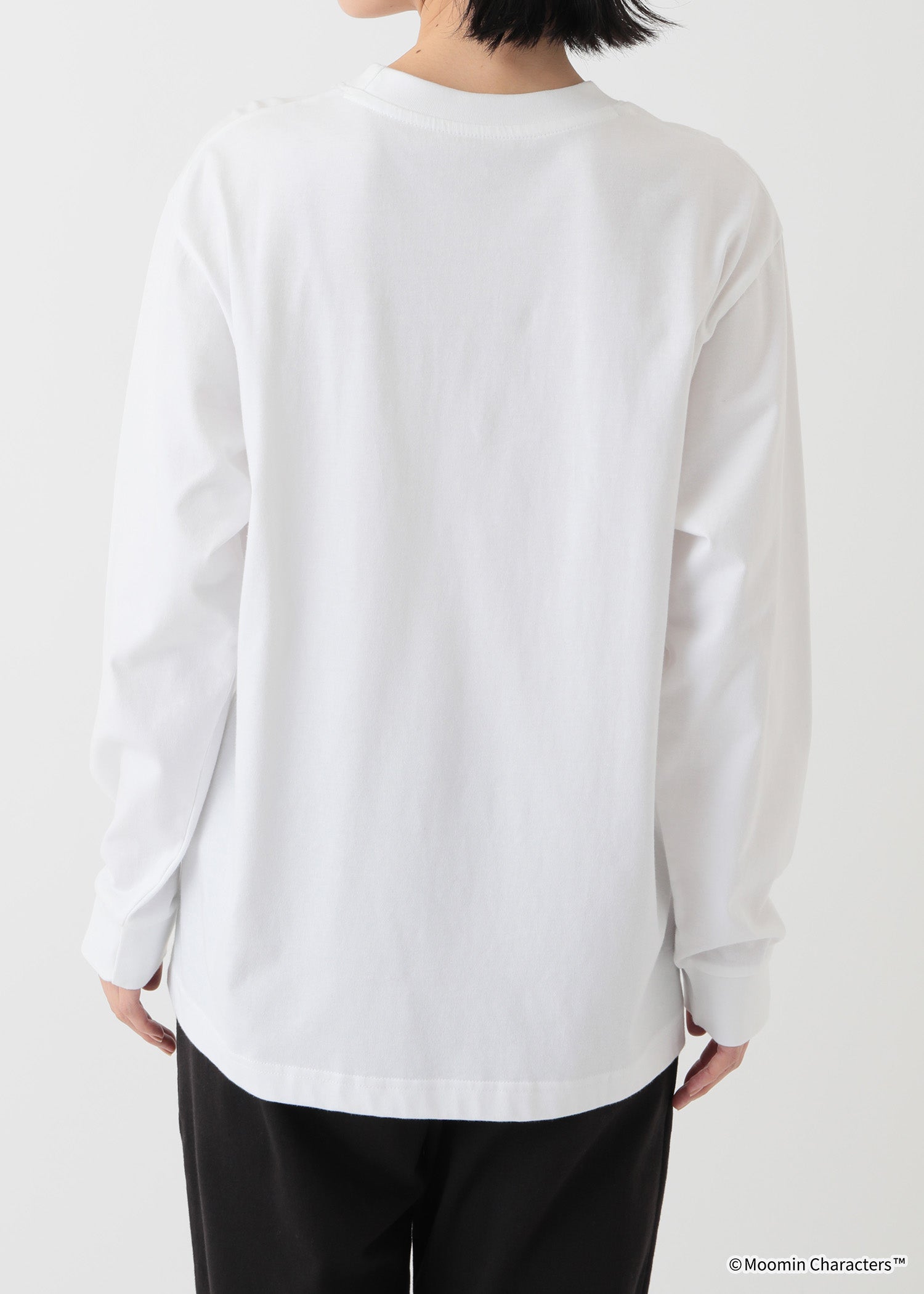 ムーミン オーガニックコットン ユニセックスロングスリーブTシャツ