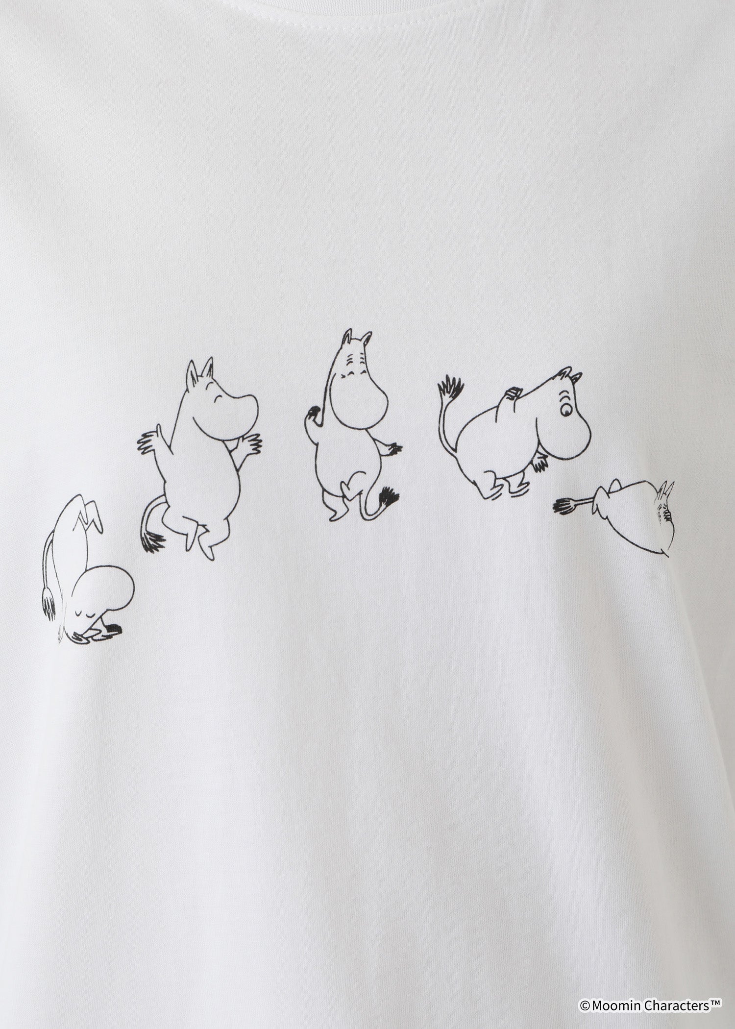 ムーミン オーガニックコットン ユニセックスロングスリーブTシャツ
