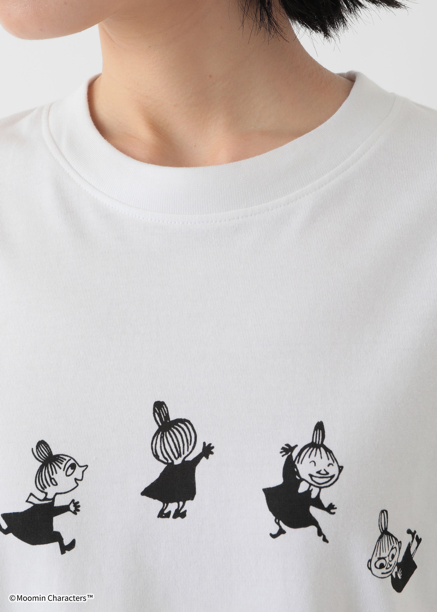 ムーミン オーガニックコットン ユニセックスロングスリーブTシャツ
