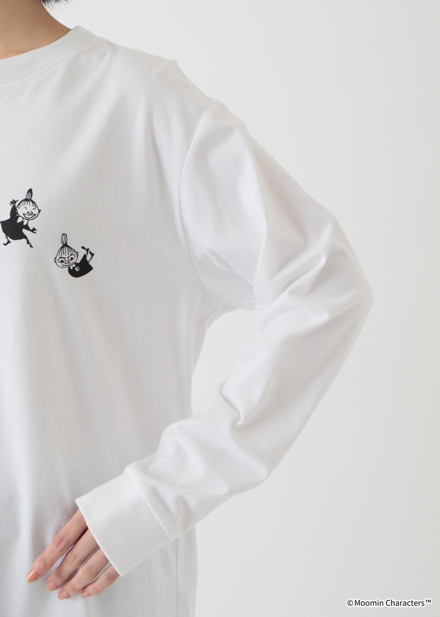 ムーミン オーガニックコットン ユニセックスロングスリーブTシャツ