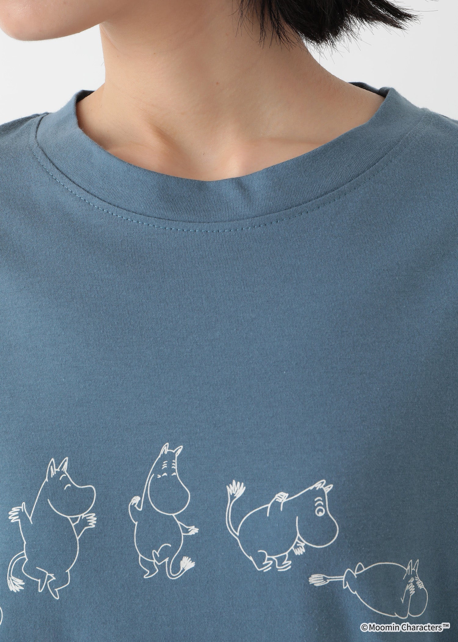 ムーミン オーガニックコットン ユニセックスTシャツ