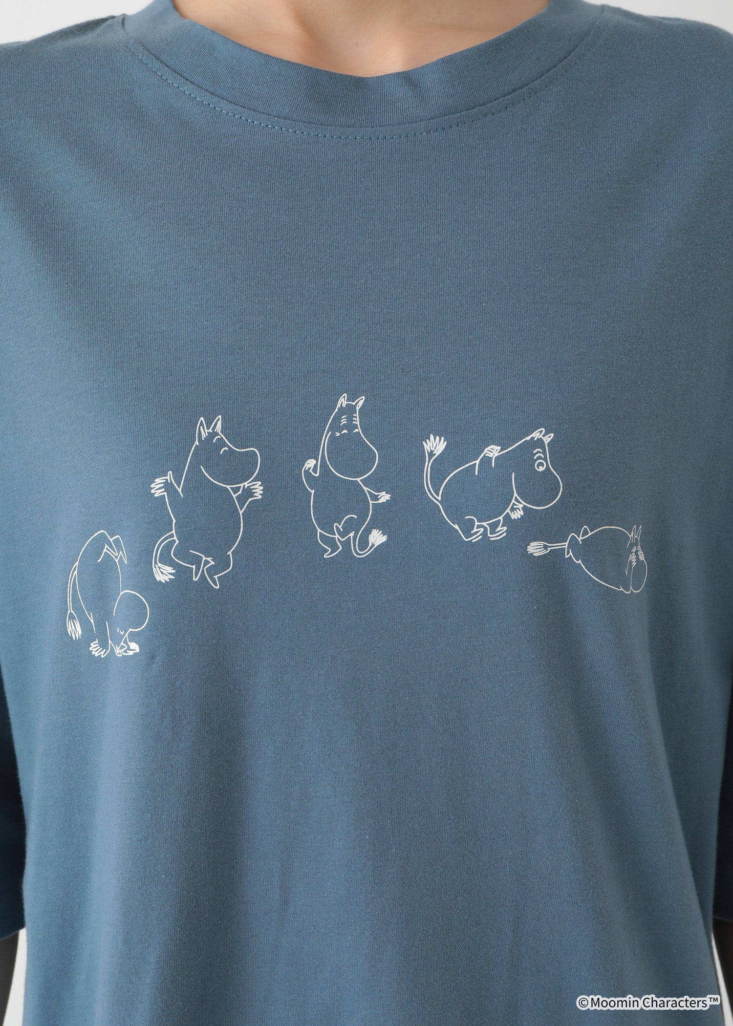 ムーミン オーガニックコットン ユニセックスTシャツ