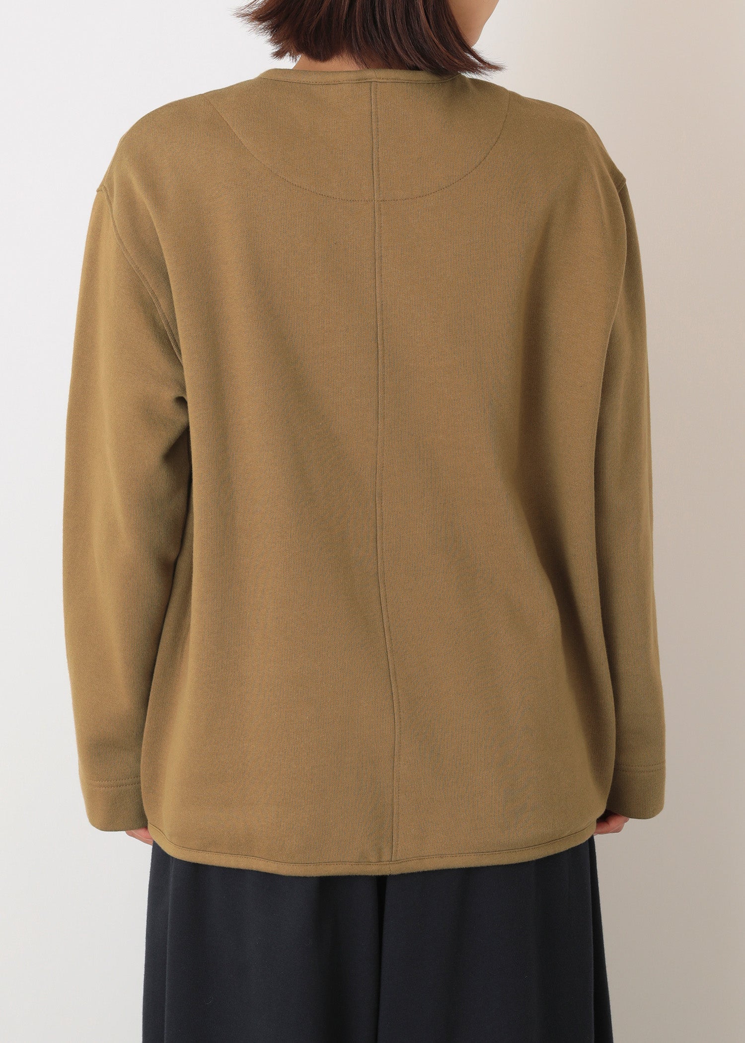 オーガニックコットン 裏起毛カーディガンジャケット