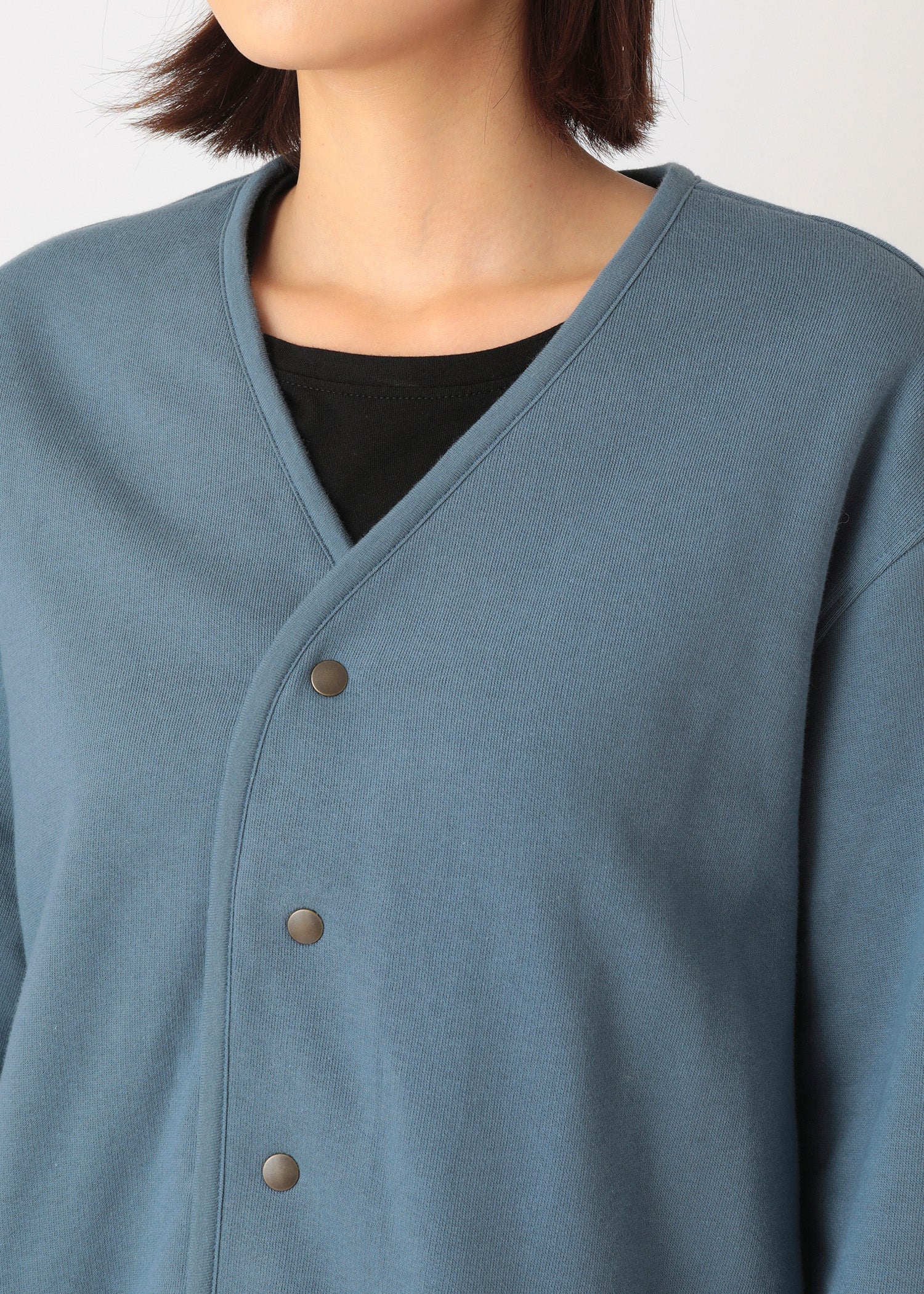 オーガニックコットン 裏起毛カーディガンジャケット