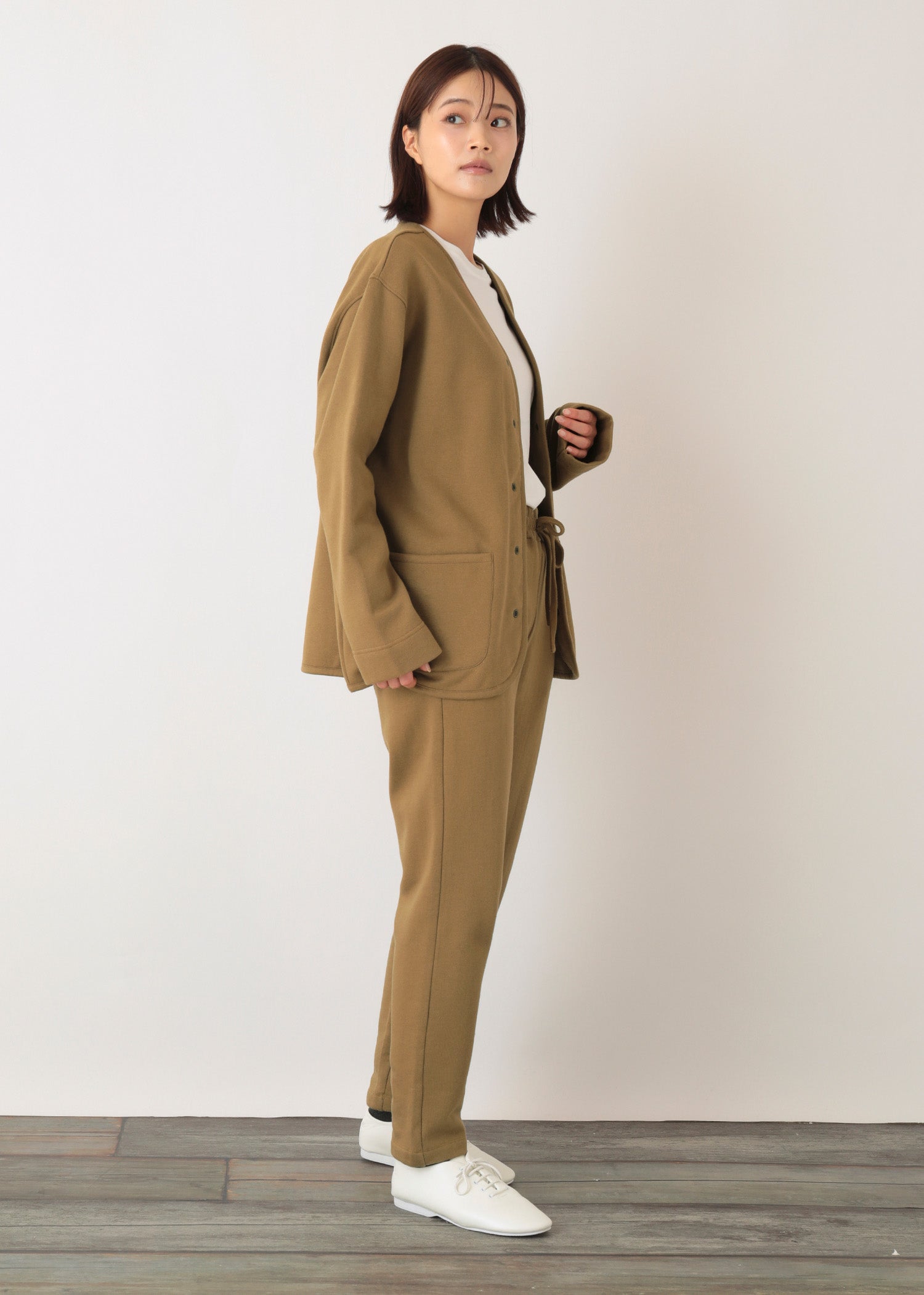 オーガニックコットン 裏起毛ユニセックスパンツ