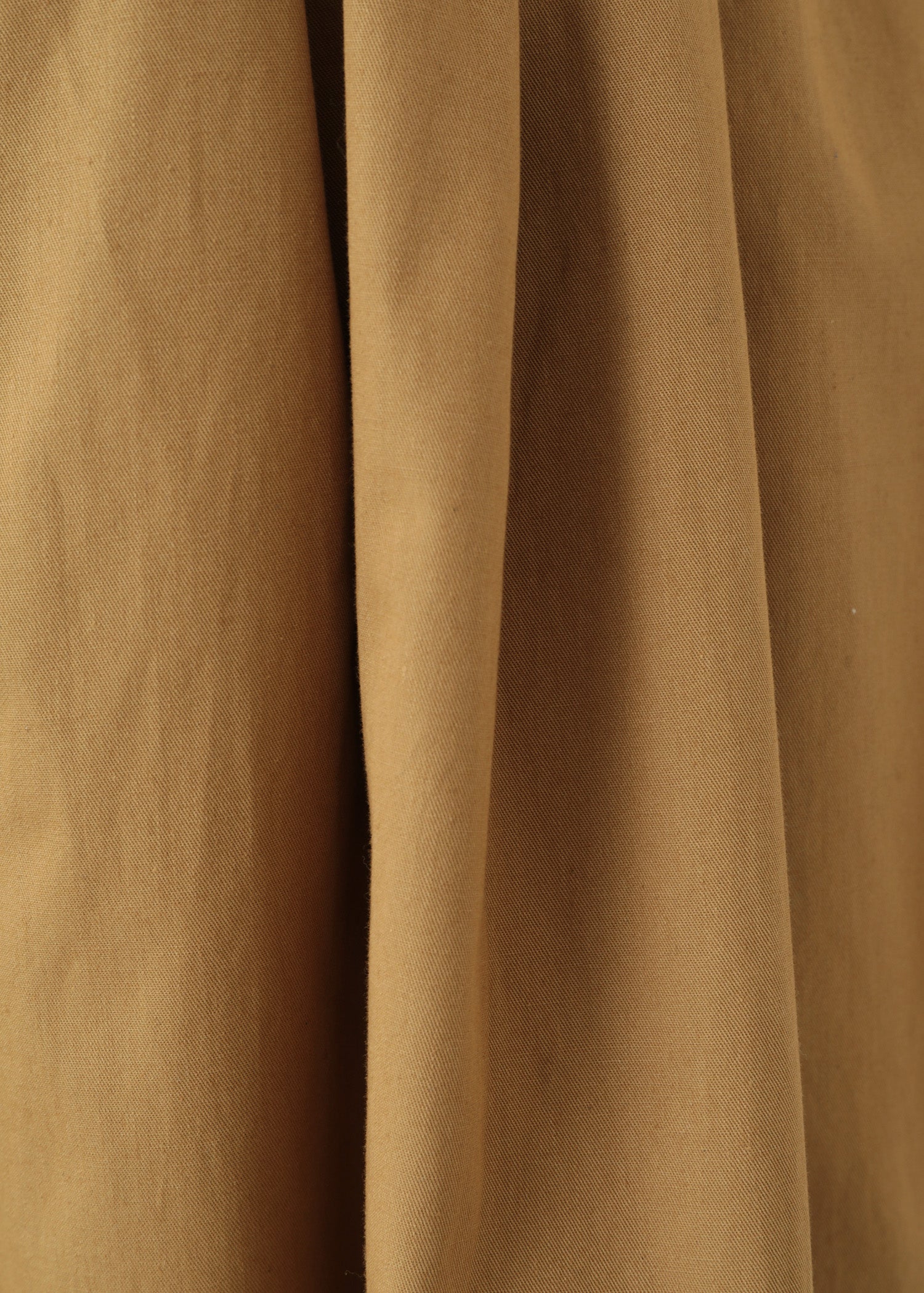 オーガニックコットンツイル タックボリュームパンツ