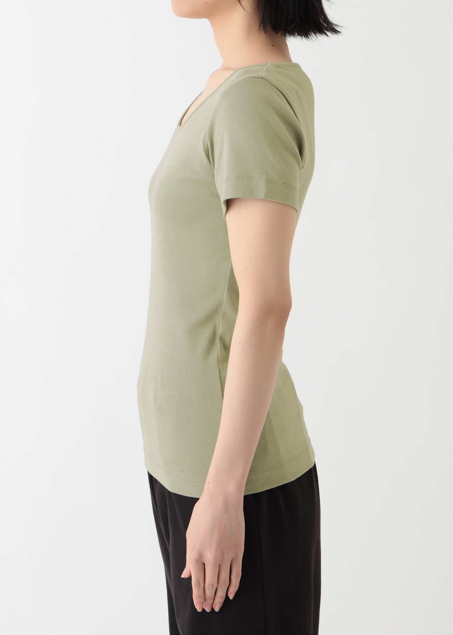 オーガニックコットンベーシック クルーネックTシャツ
