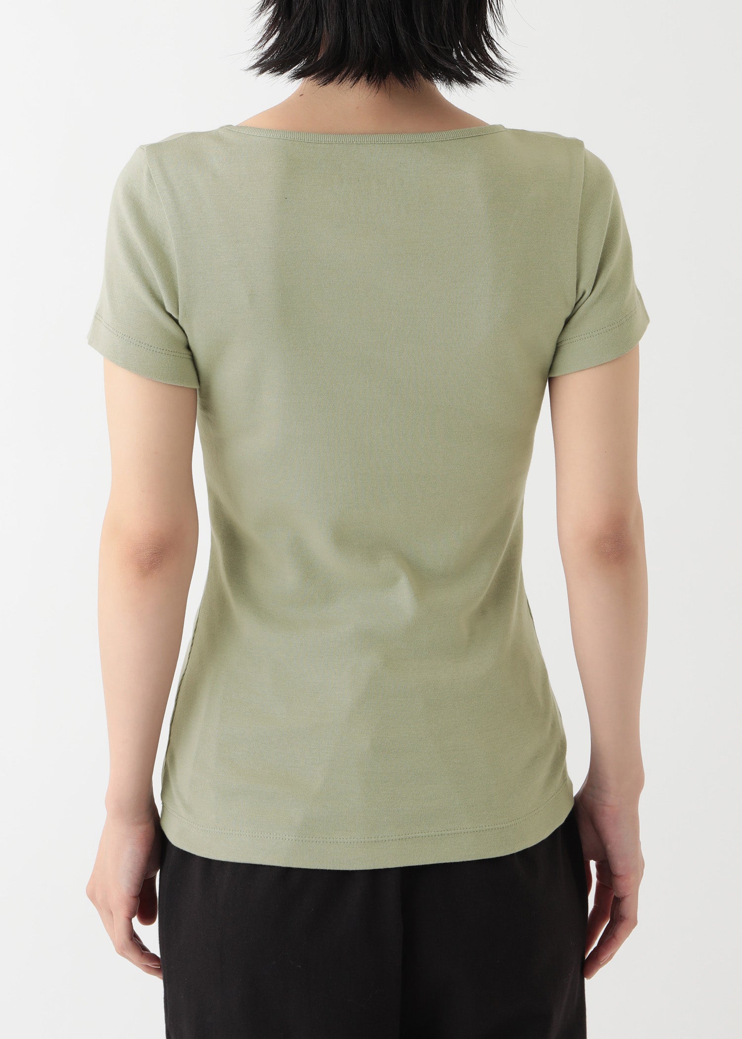 オーガニックコットンベーシック クルーネックTシャツ