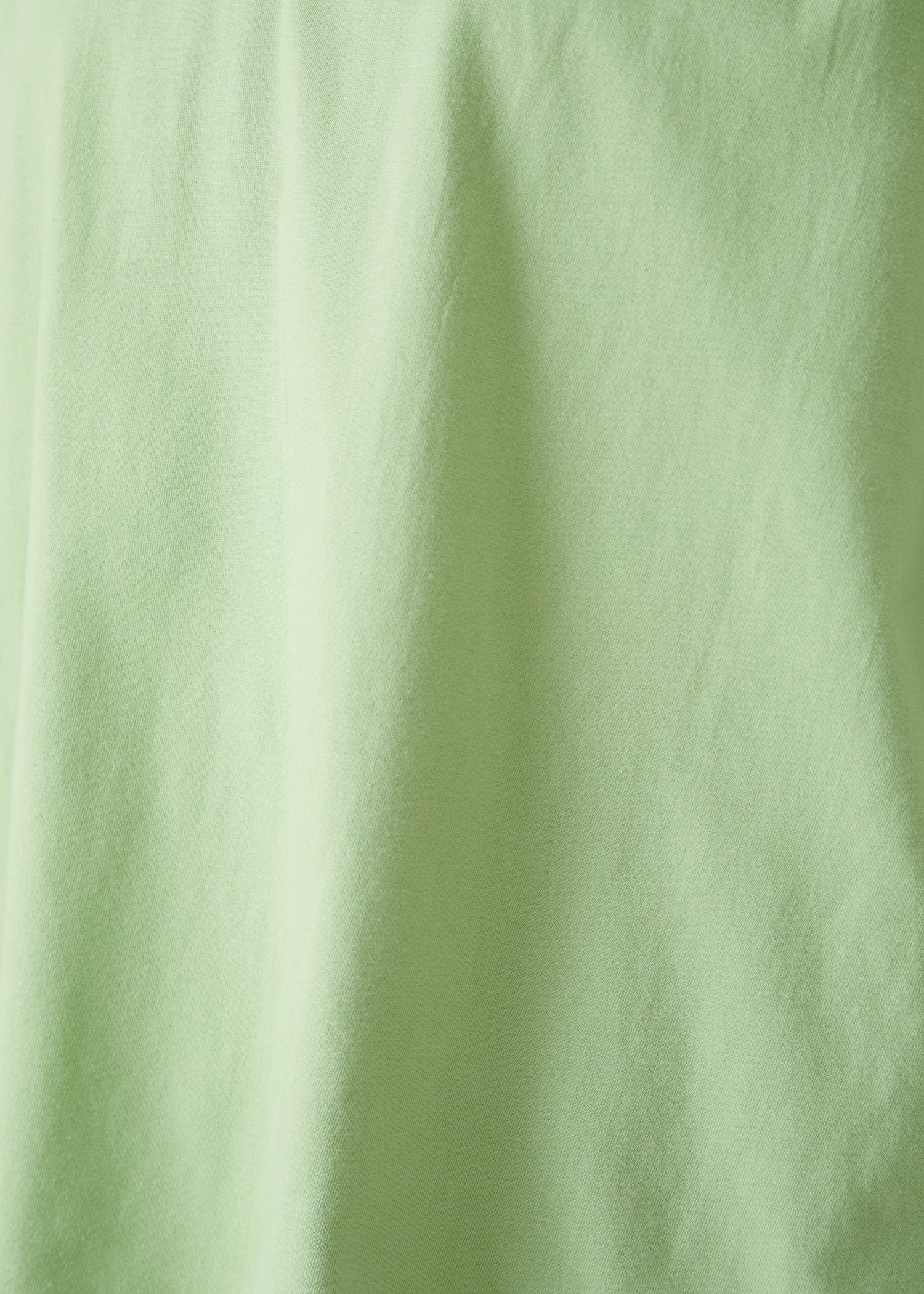 オーガニックコットン天竺 パフスリーブVネックトップ