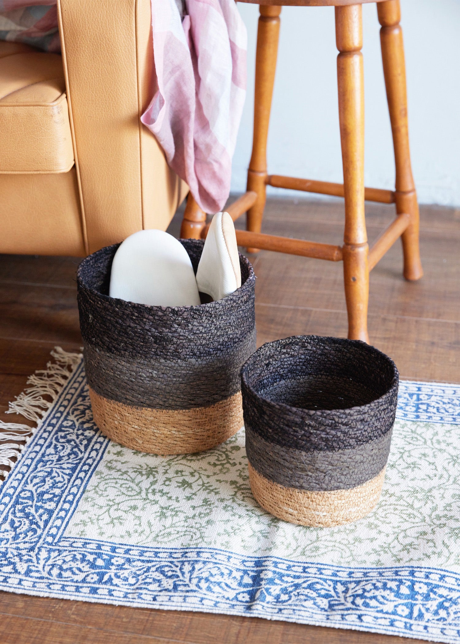 ホグラ 3色バスケット(2個セット)