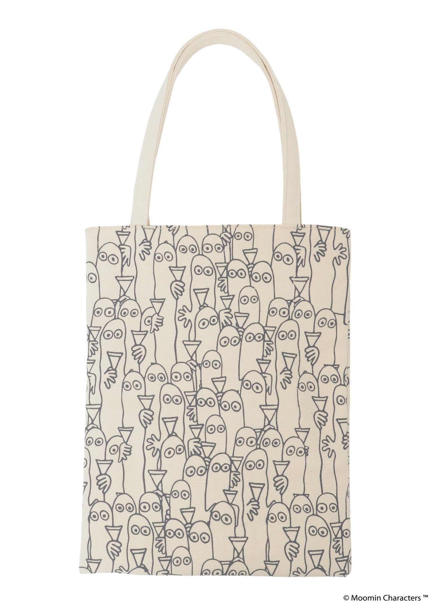 ムーミン プリント&手刺繍ミニトート・ニョロニョロがいっぱい