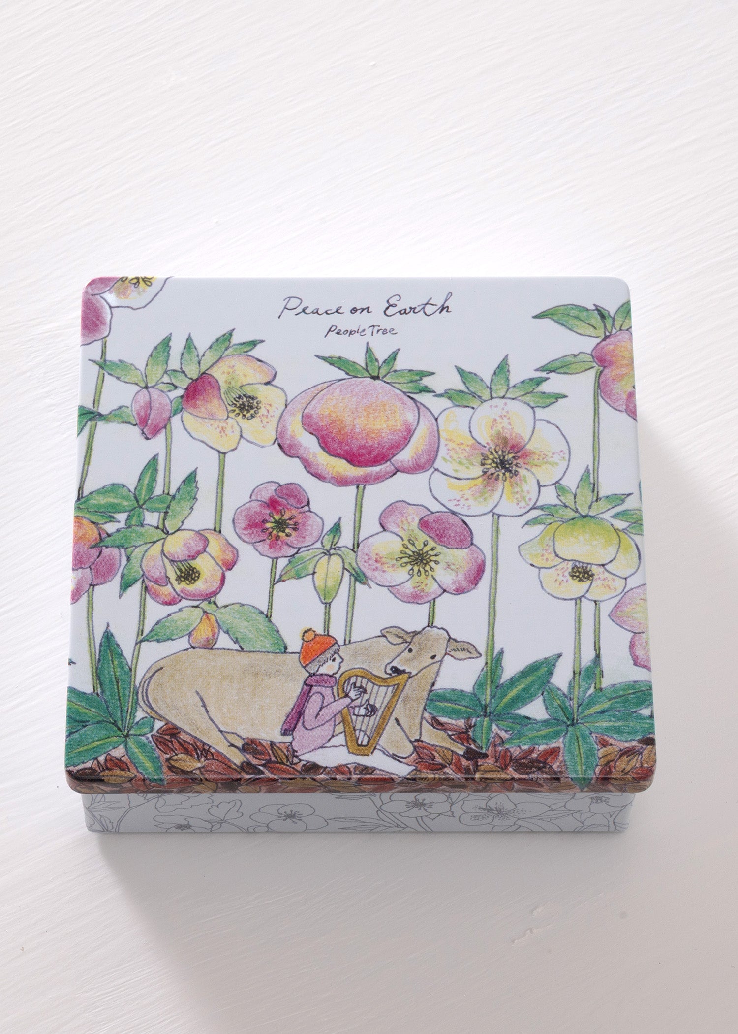 イラスト缶 ウシさん2025 オーガニックミルク&カラメル