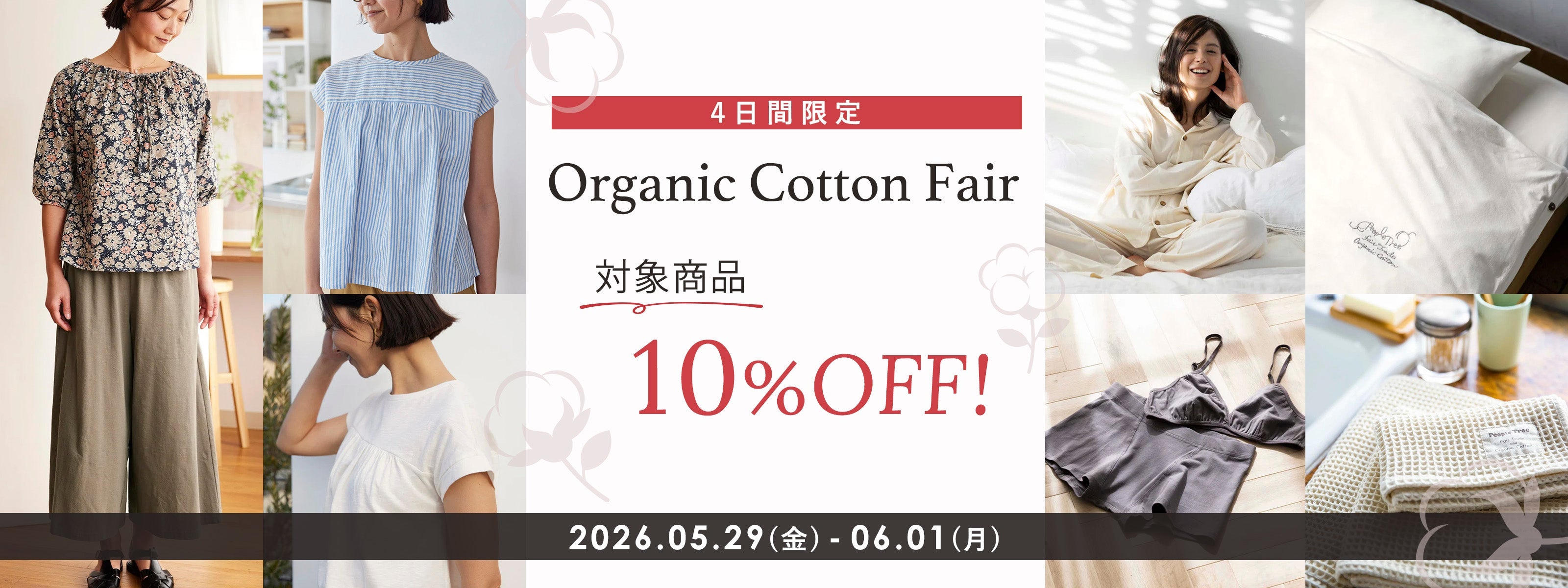 オーガニックコットンSALE