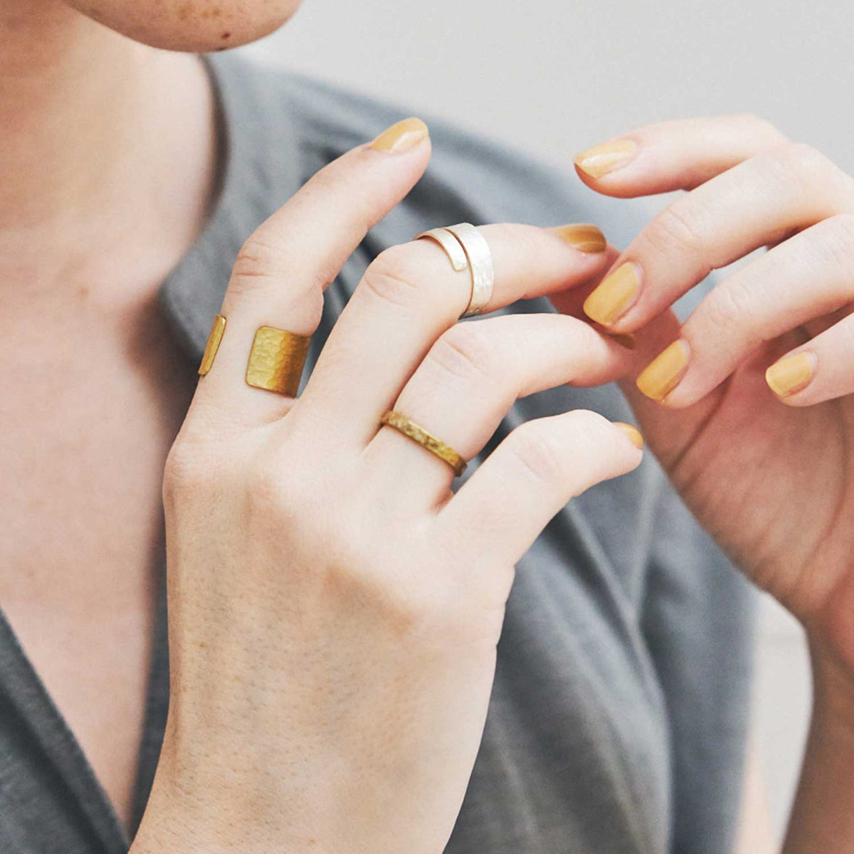 3連リング 指輪 3色カラーバーゲン セール中 キャンペーン在庫限り（3  