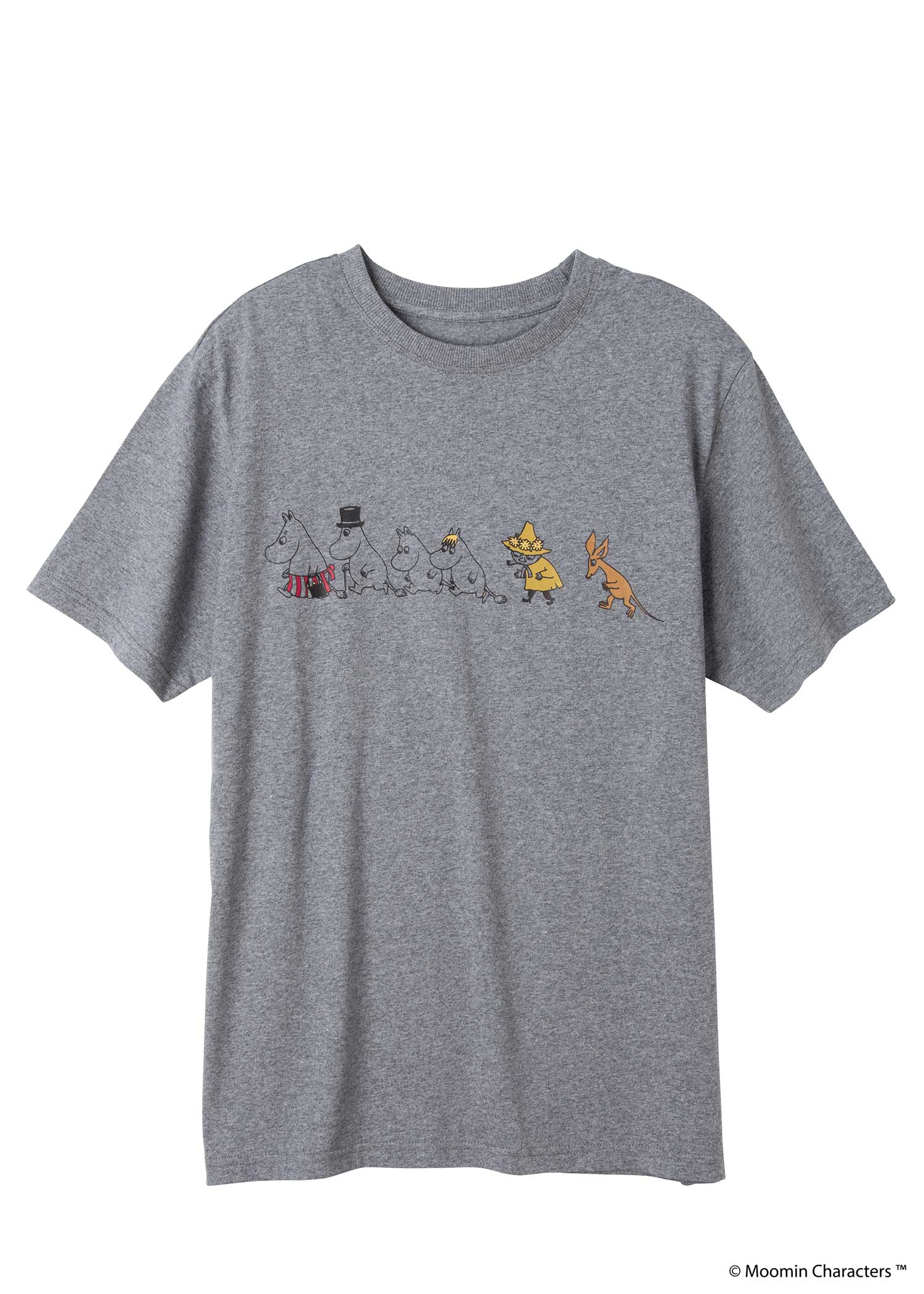 ムーミンオーガニックコットンユニセックスＴシャツ