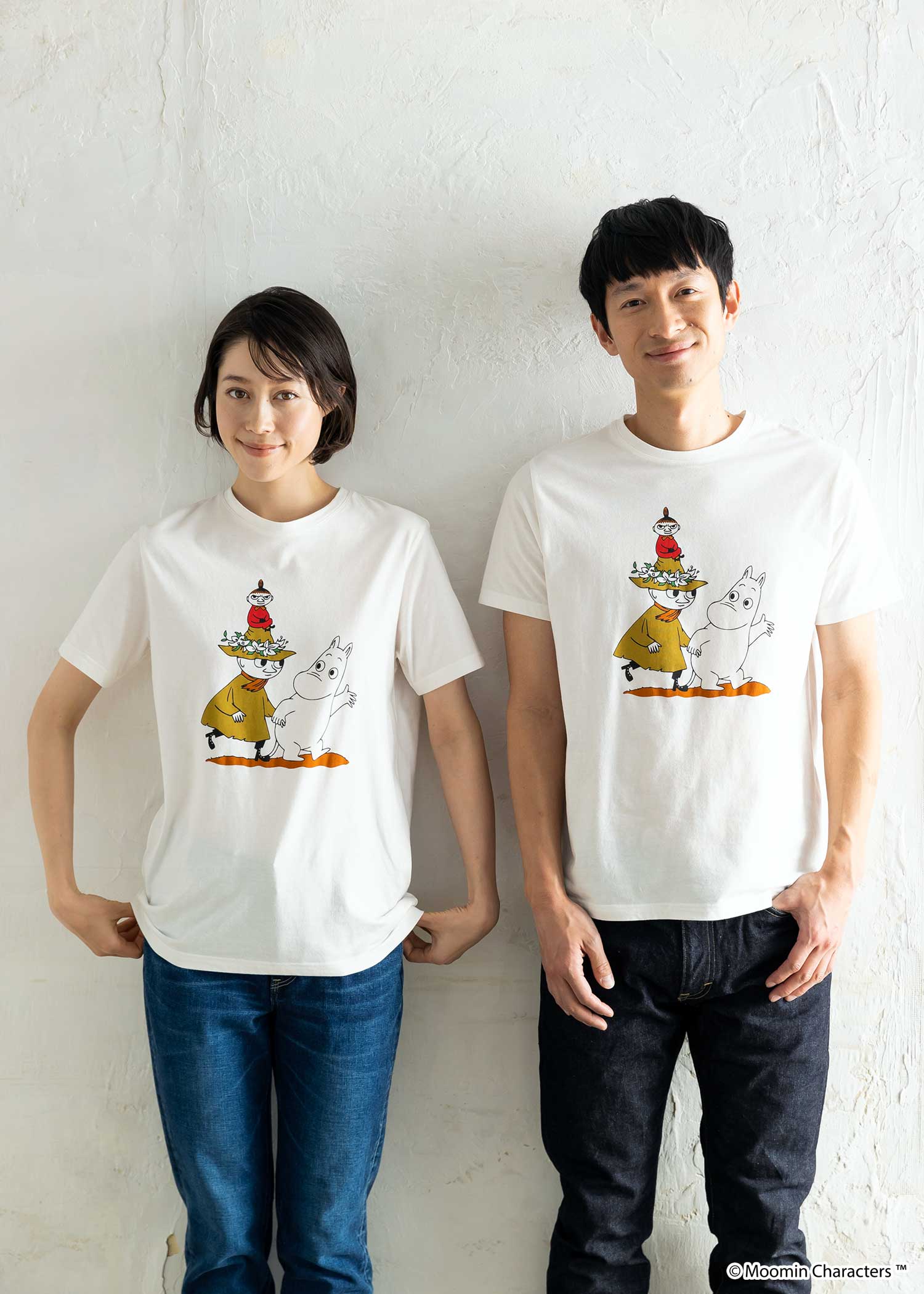 ムーミンオーガニックコットンユニセックスＴシャツ