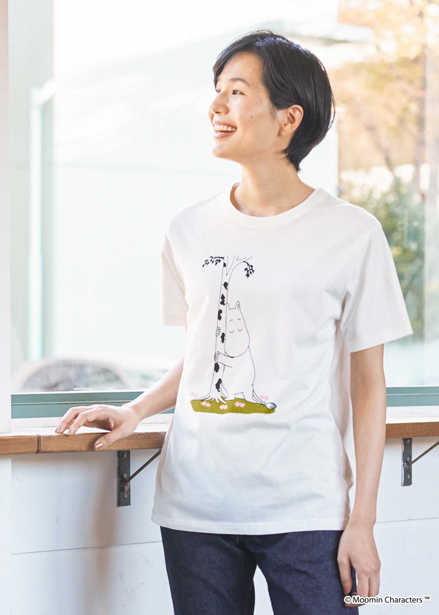 ムーミン オーガニックコットンユニセックスＴシャツ