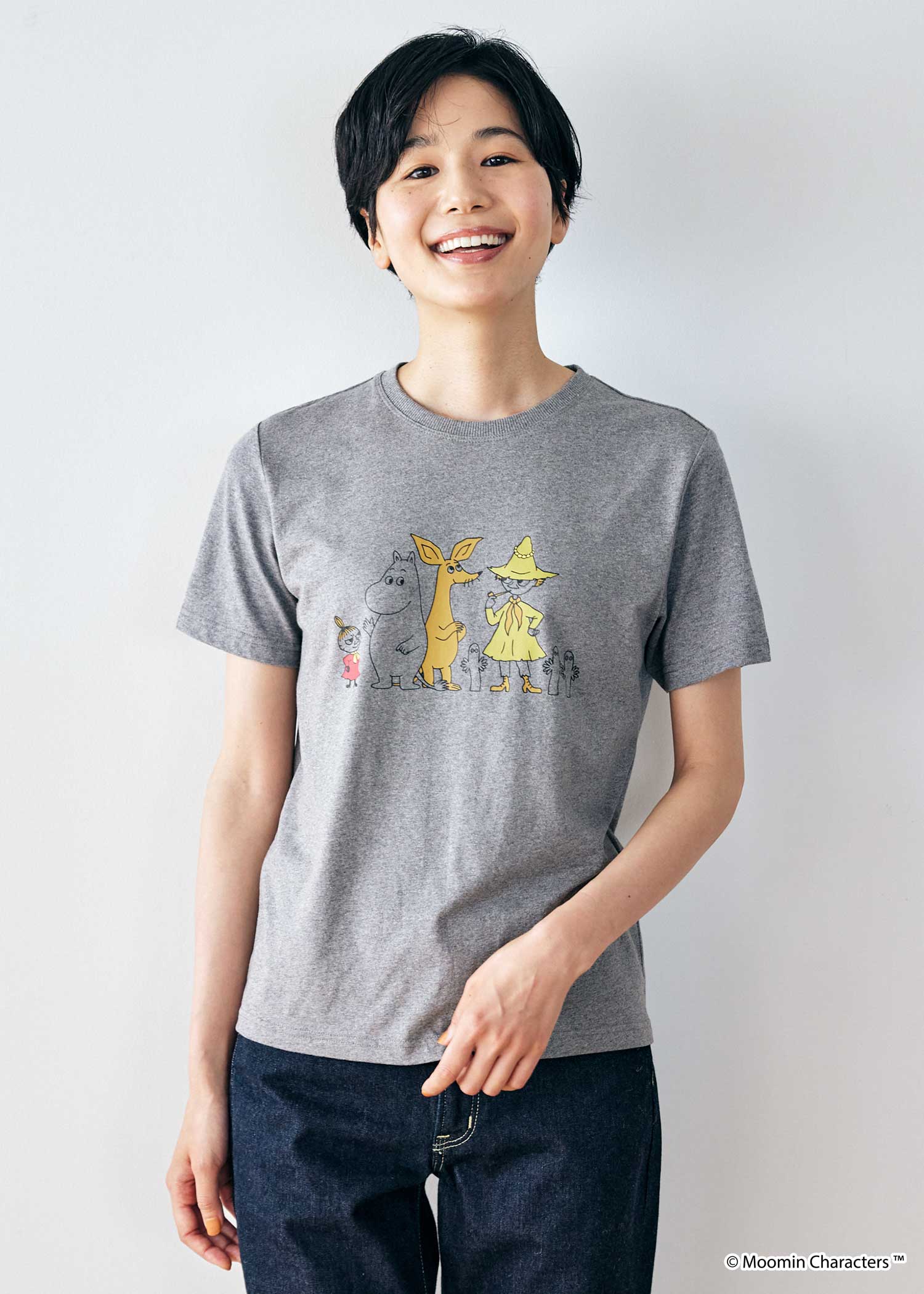 ムーミン オーガニックコットンユニセックスＴシャツ