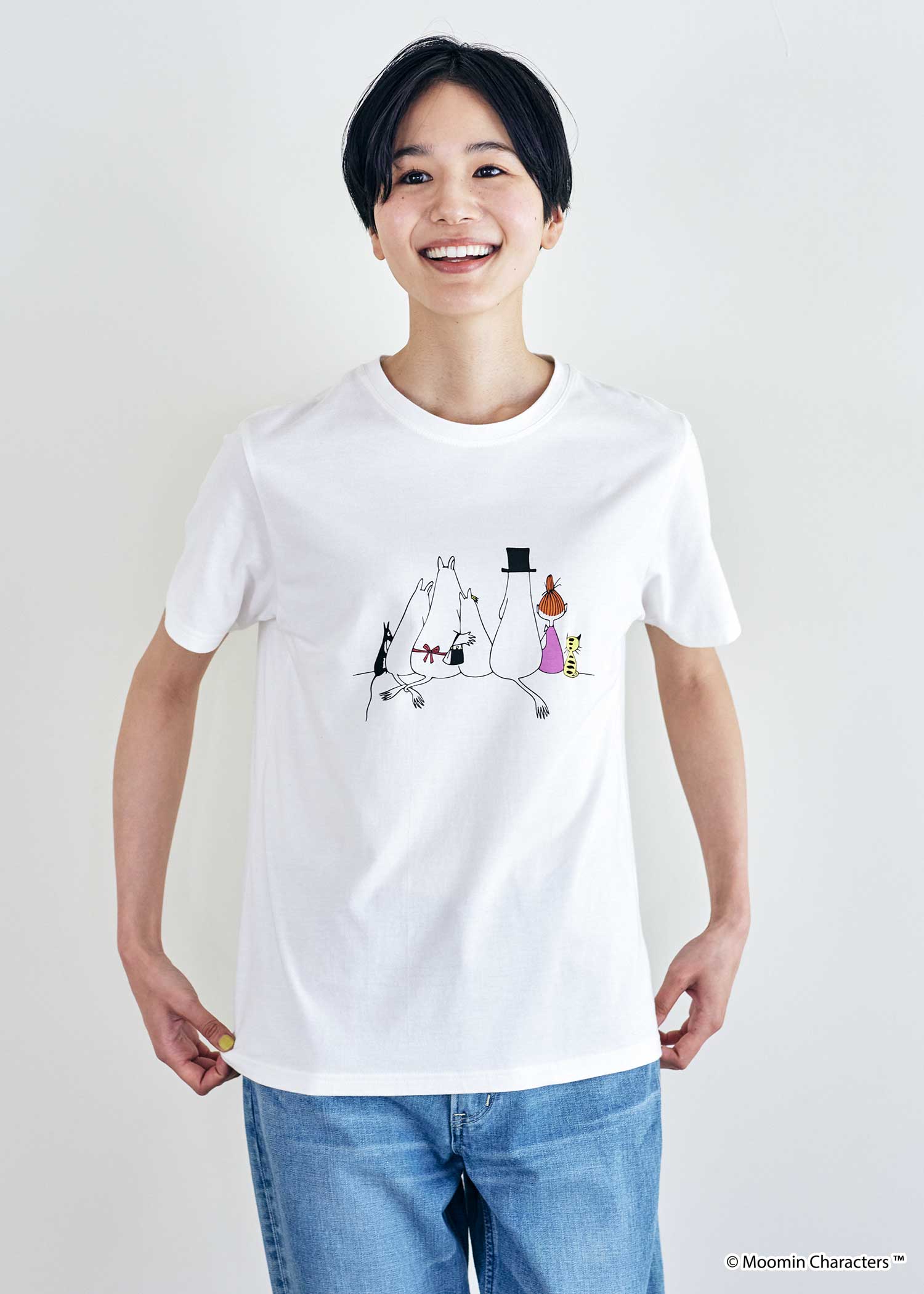 ムーミン オーガニックコットンユニセックスＴシャツ