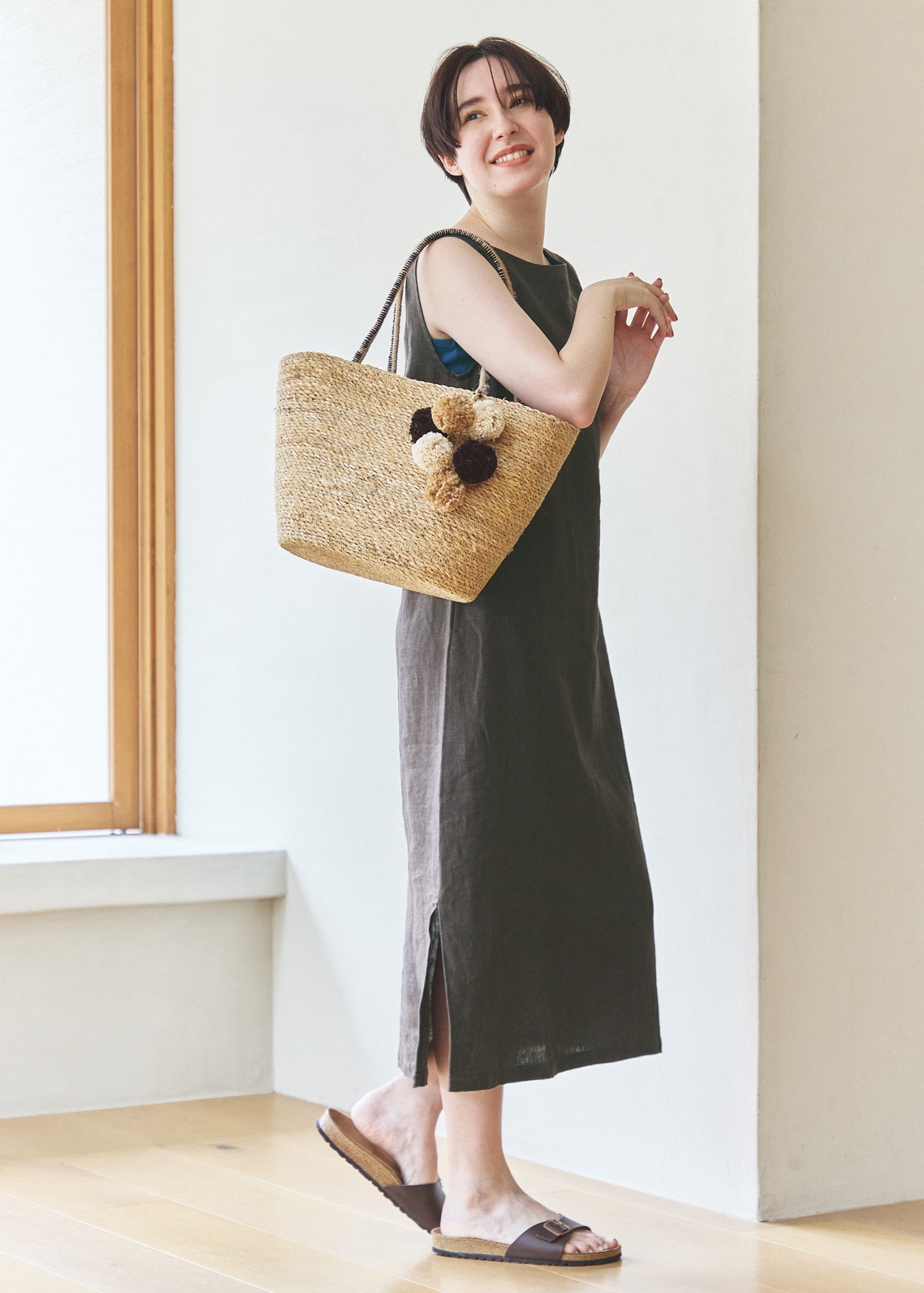 身長：170cm　着用サイズ：M