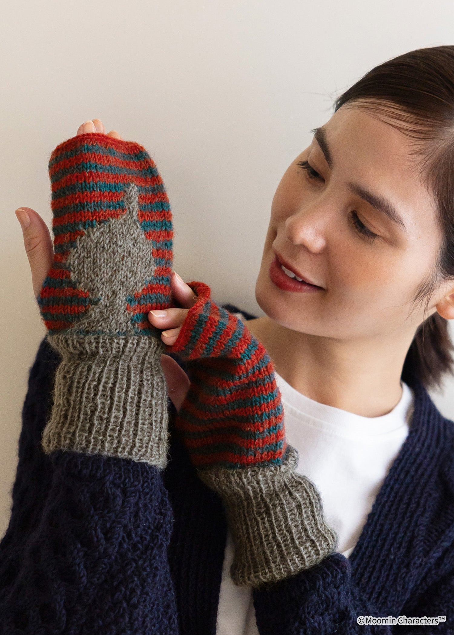 手編みひつじやペンギン柄子供帽子とマフラー超美品 手編みひつじや