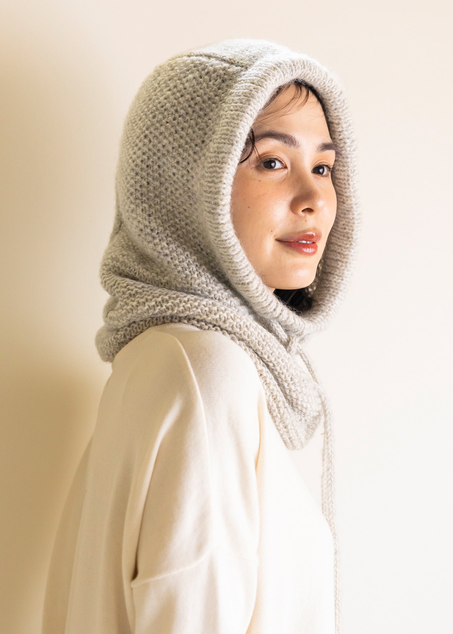 手編みバラクラバ