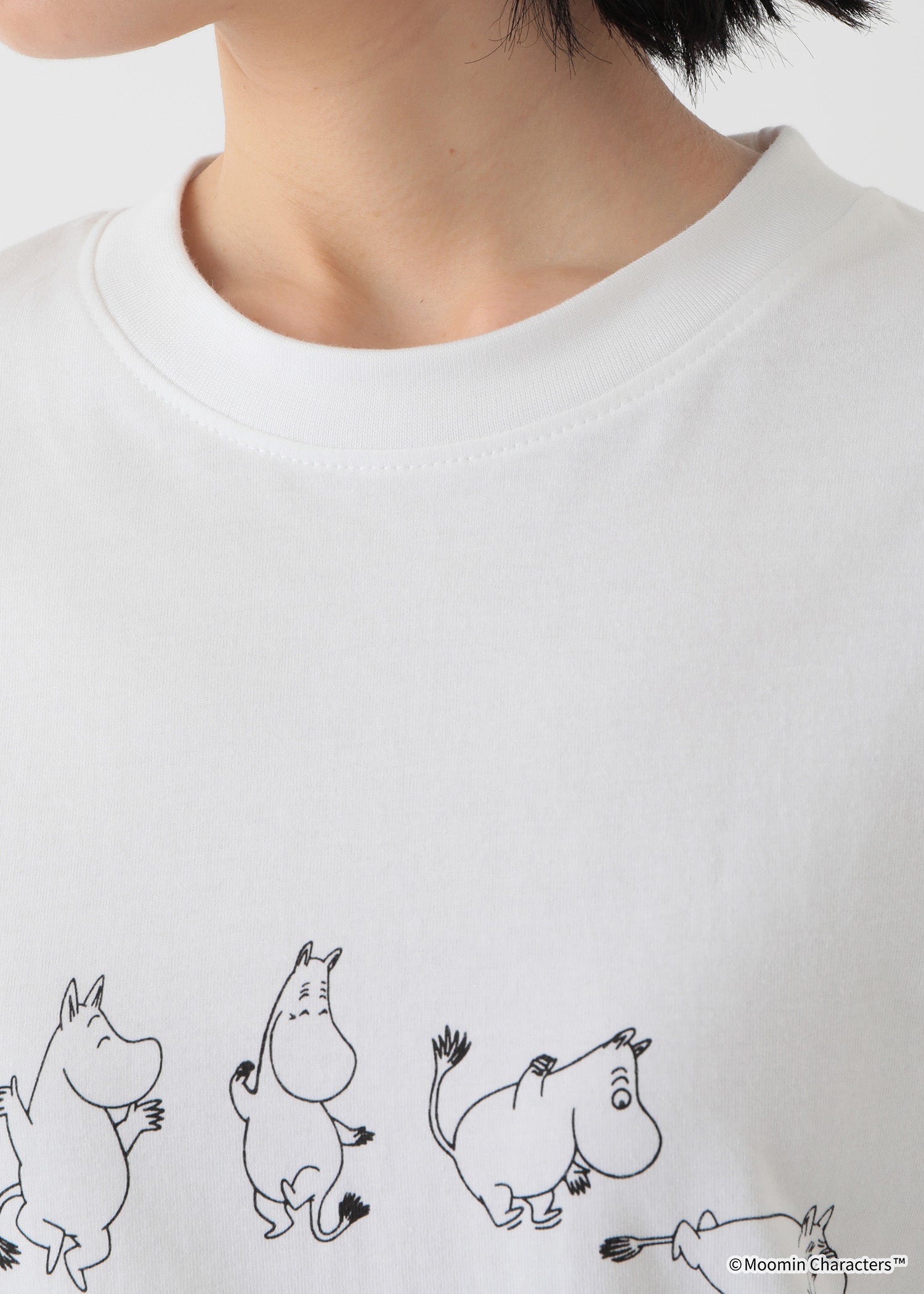 ムーミン オーガニックコットン ユニセックスロングスリーブＴシャツ