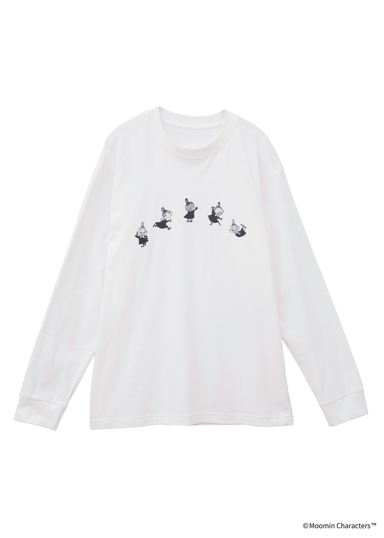 ムーミン オーガニックコットン ユニセックスロングスリーブＴシャツ