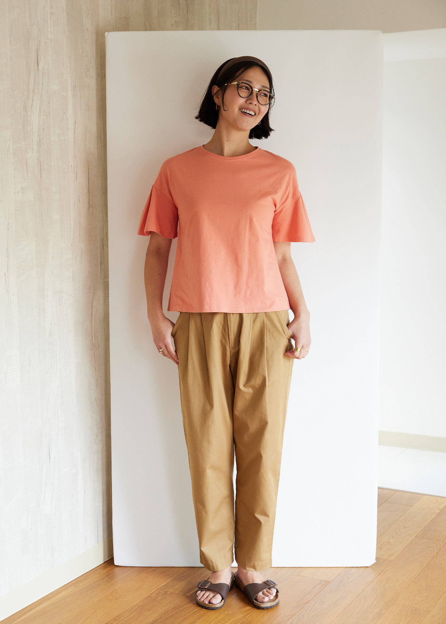 身長：165cm　着用サイズ：M