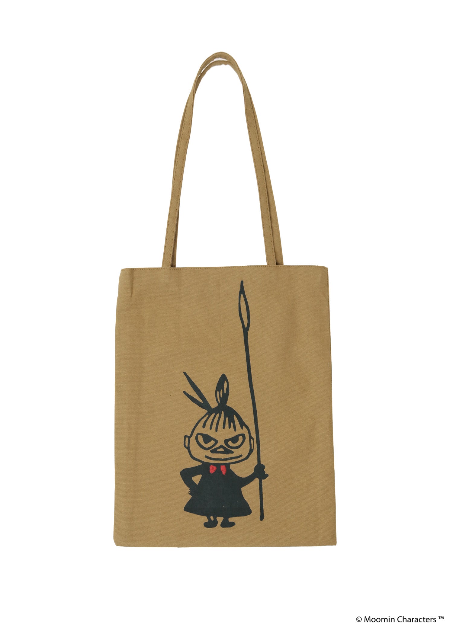 ムーミン プリント＆手刺繍トートバッグ・槍を持つリトルミイ