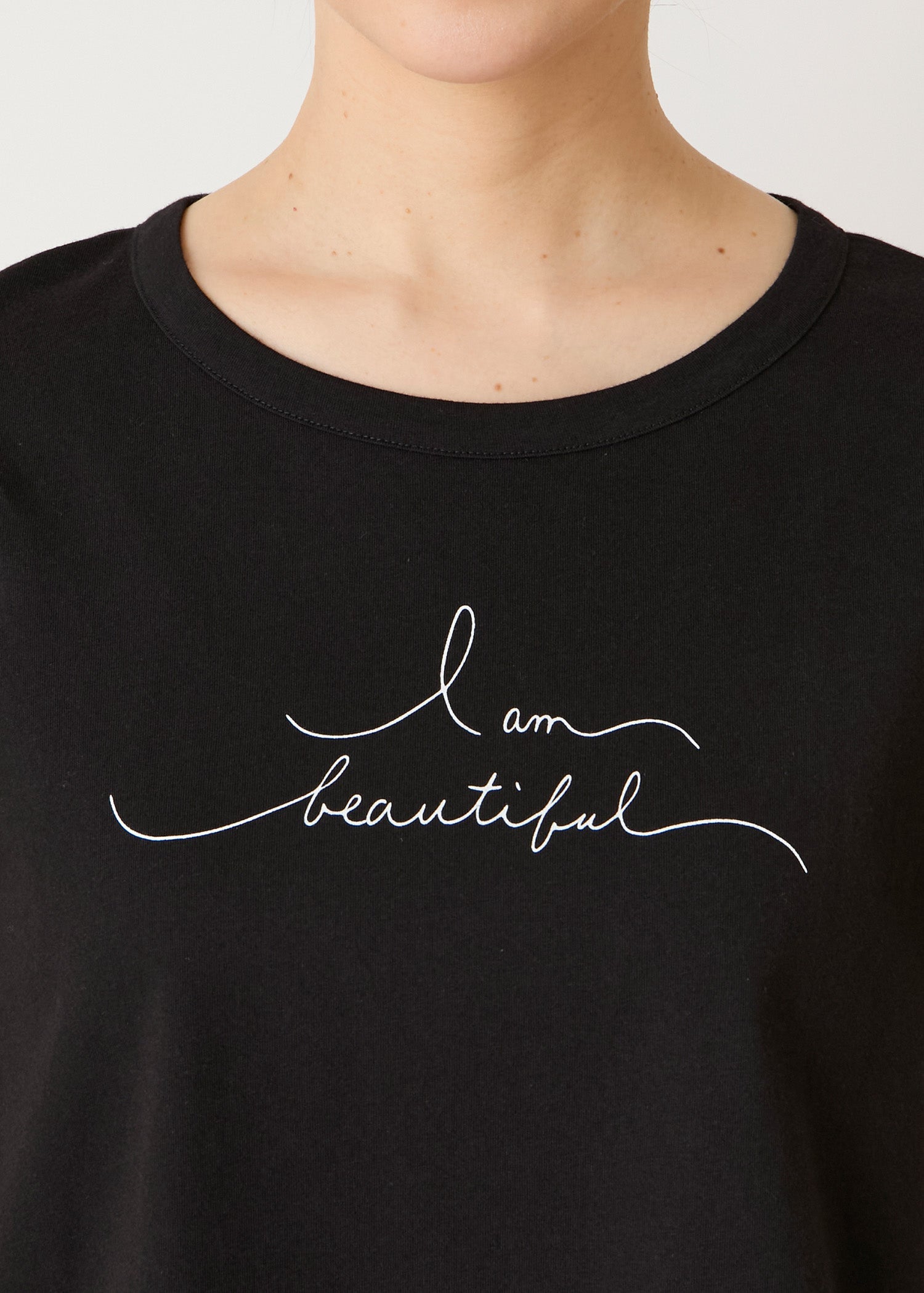 オーガニックコットン天竺 メッセージTシャツ