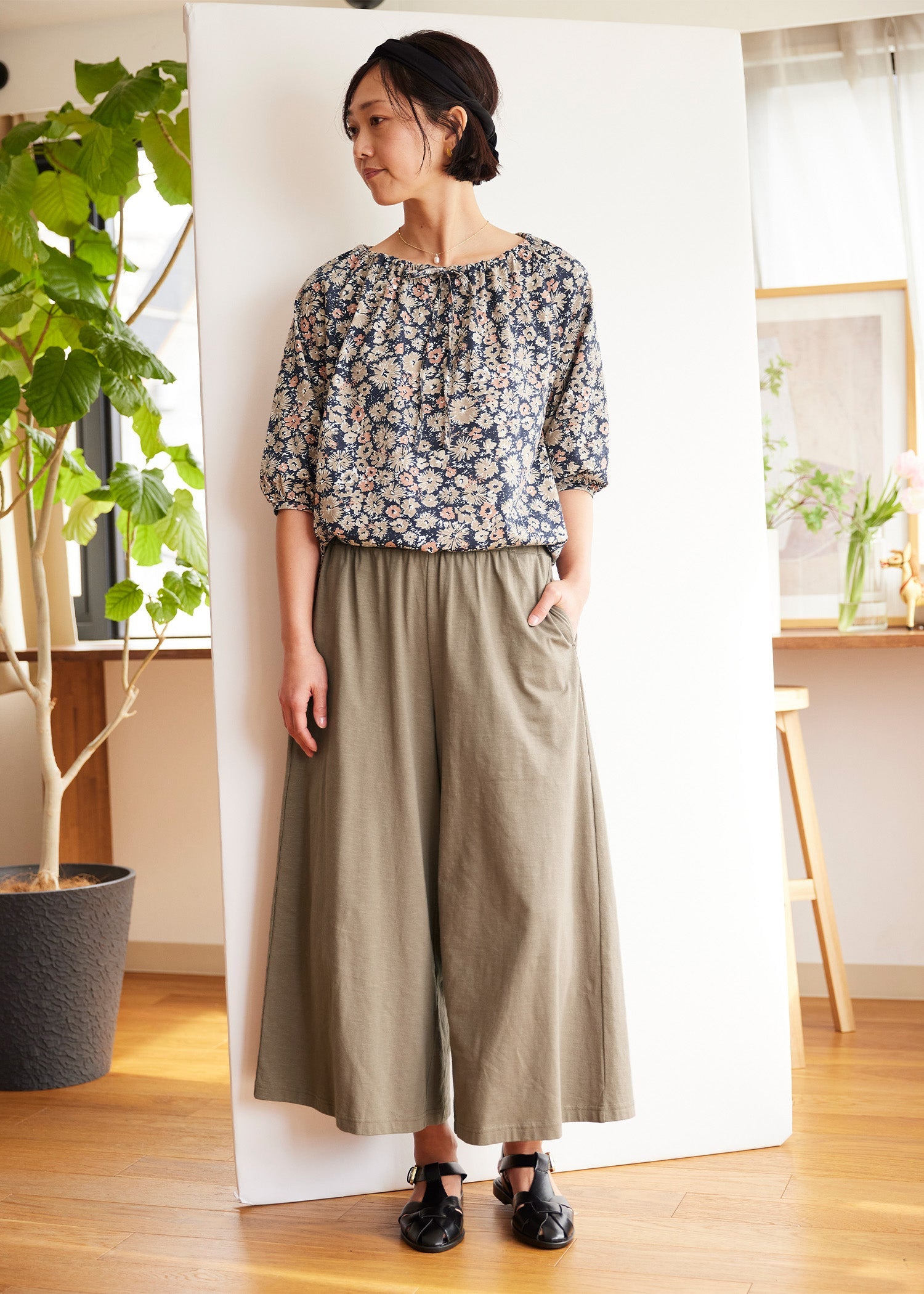 身長：170cm　着用サイズ：M