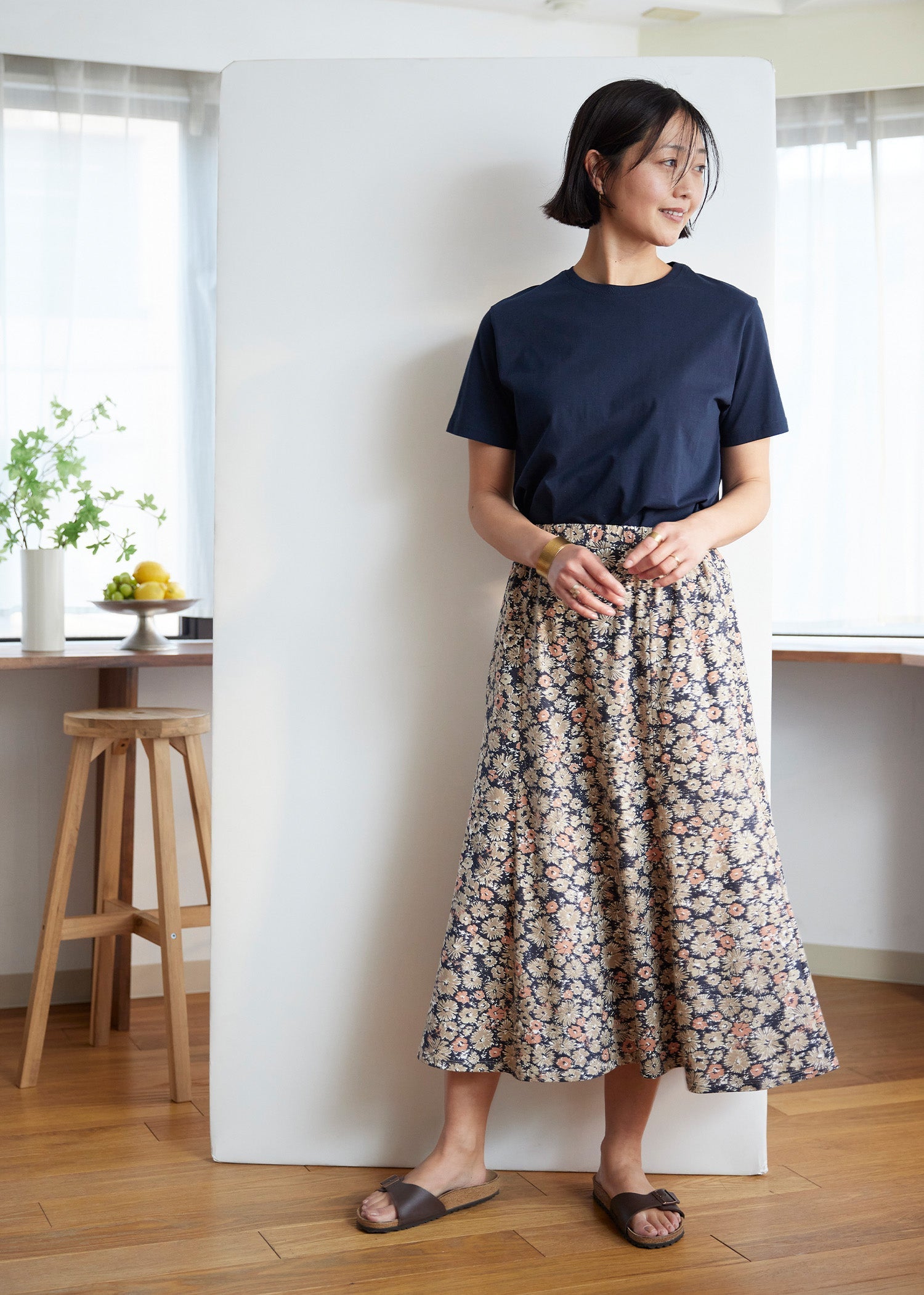 身長：170cm　着用サイズ：M