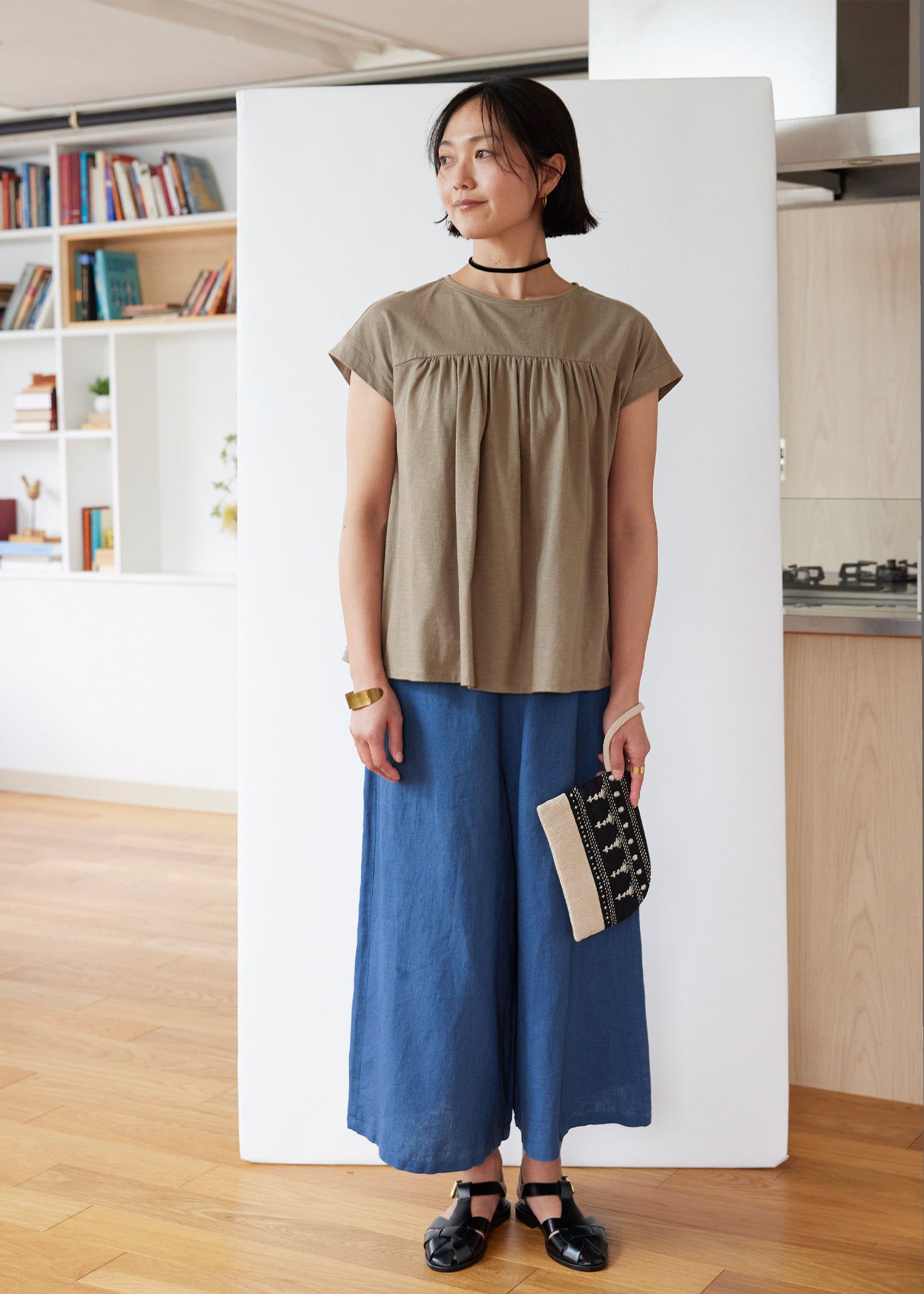 身長：170cm　着用サイズ：M