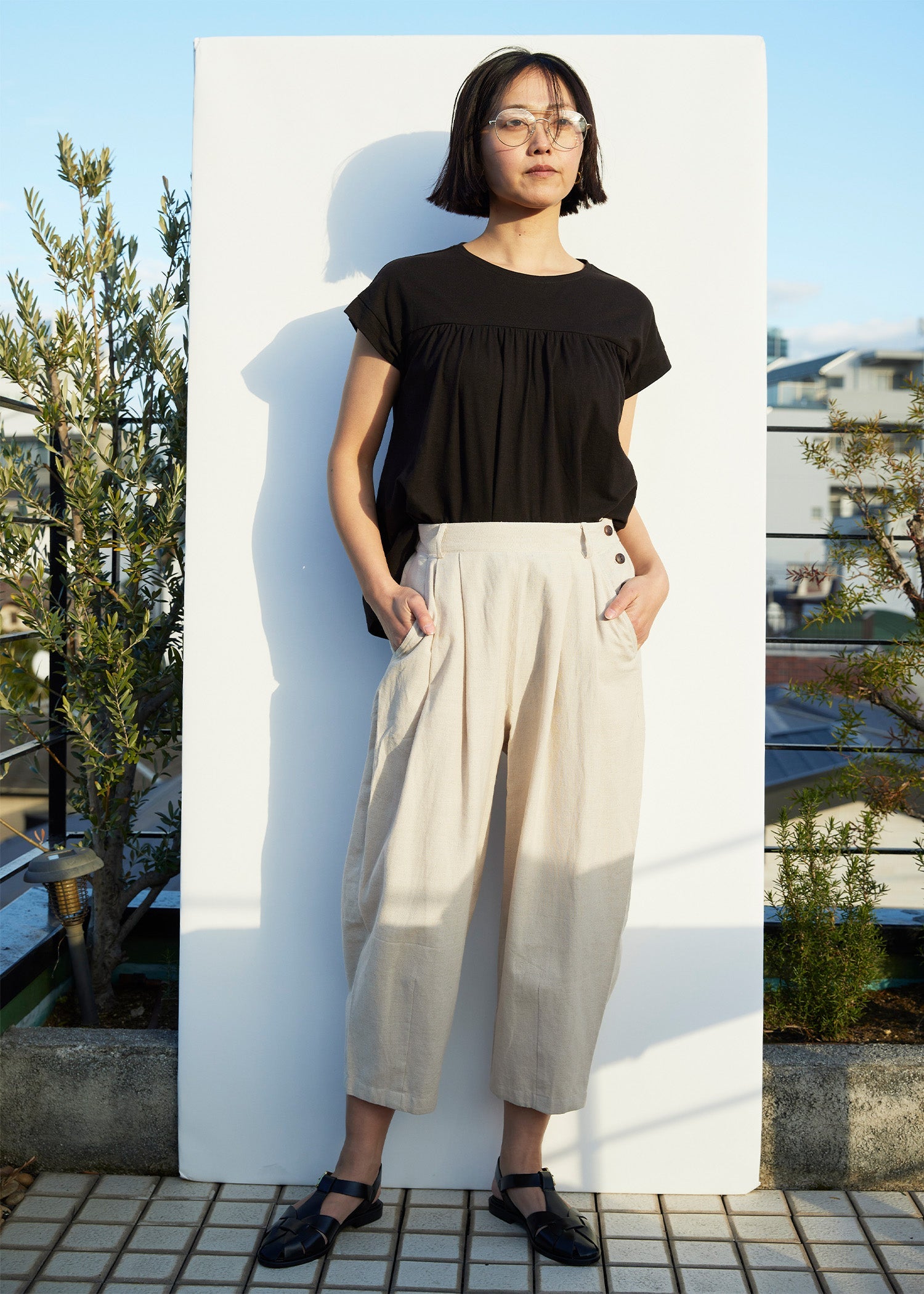 身長：170cm　着用サイズ：M