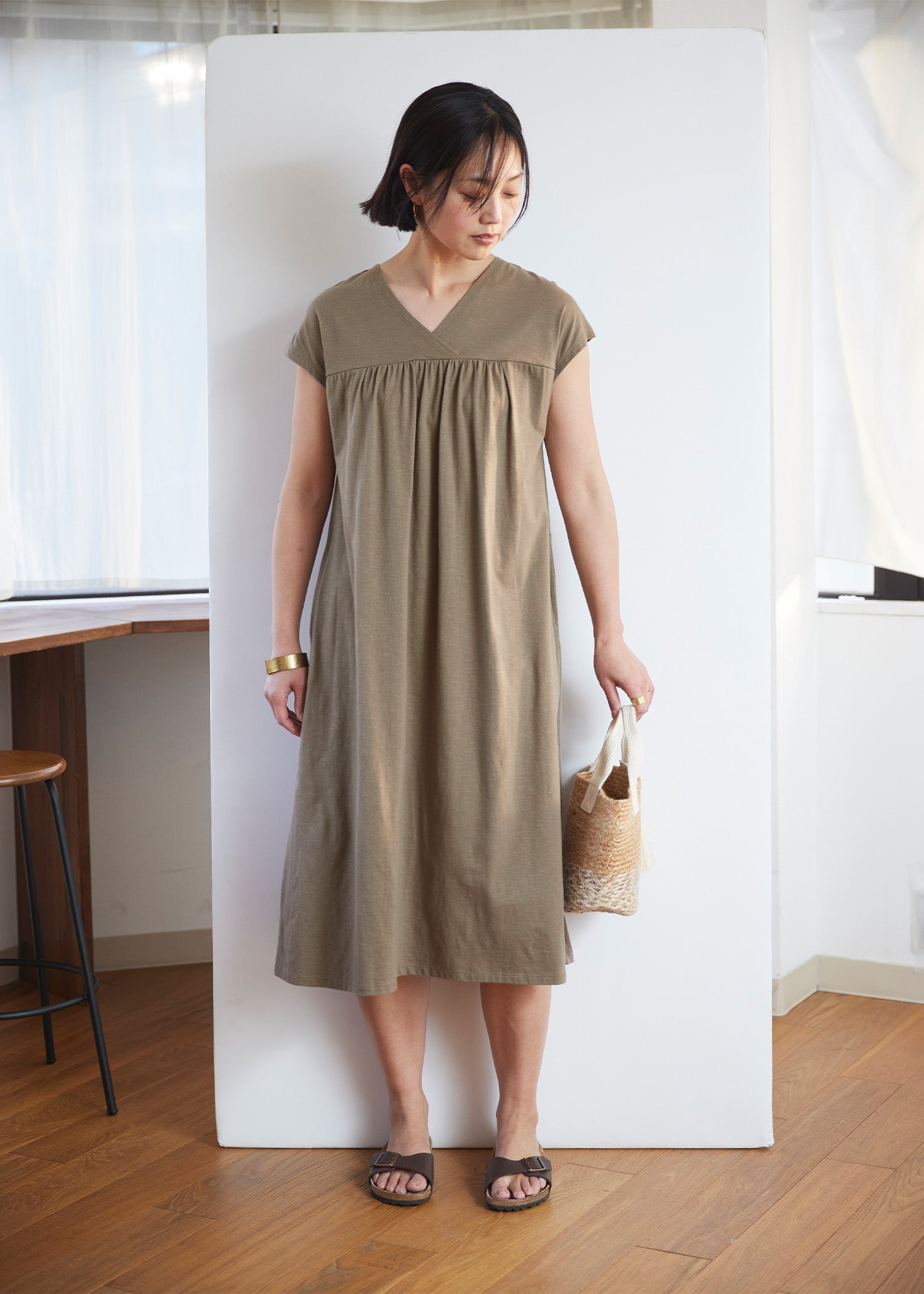 身長：170cm　着用サイズ：M