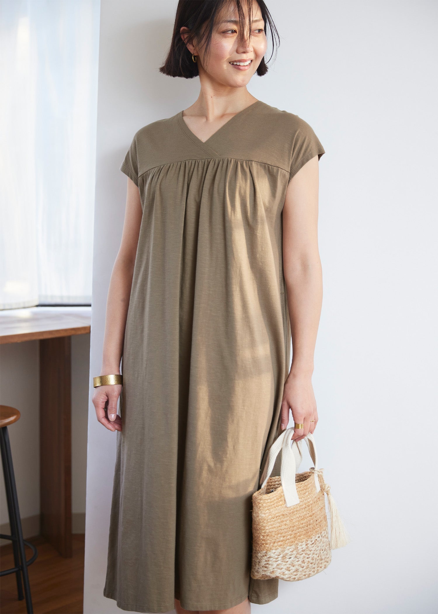 身長：170cm　着用サイズ：M