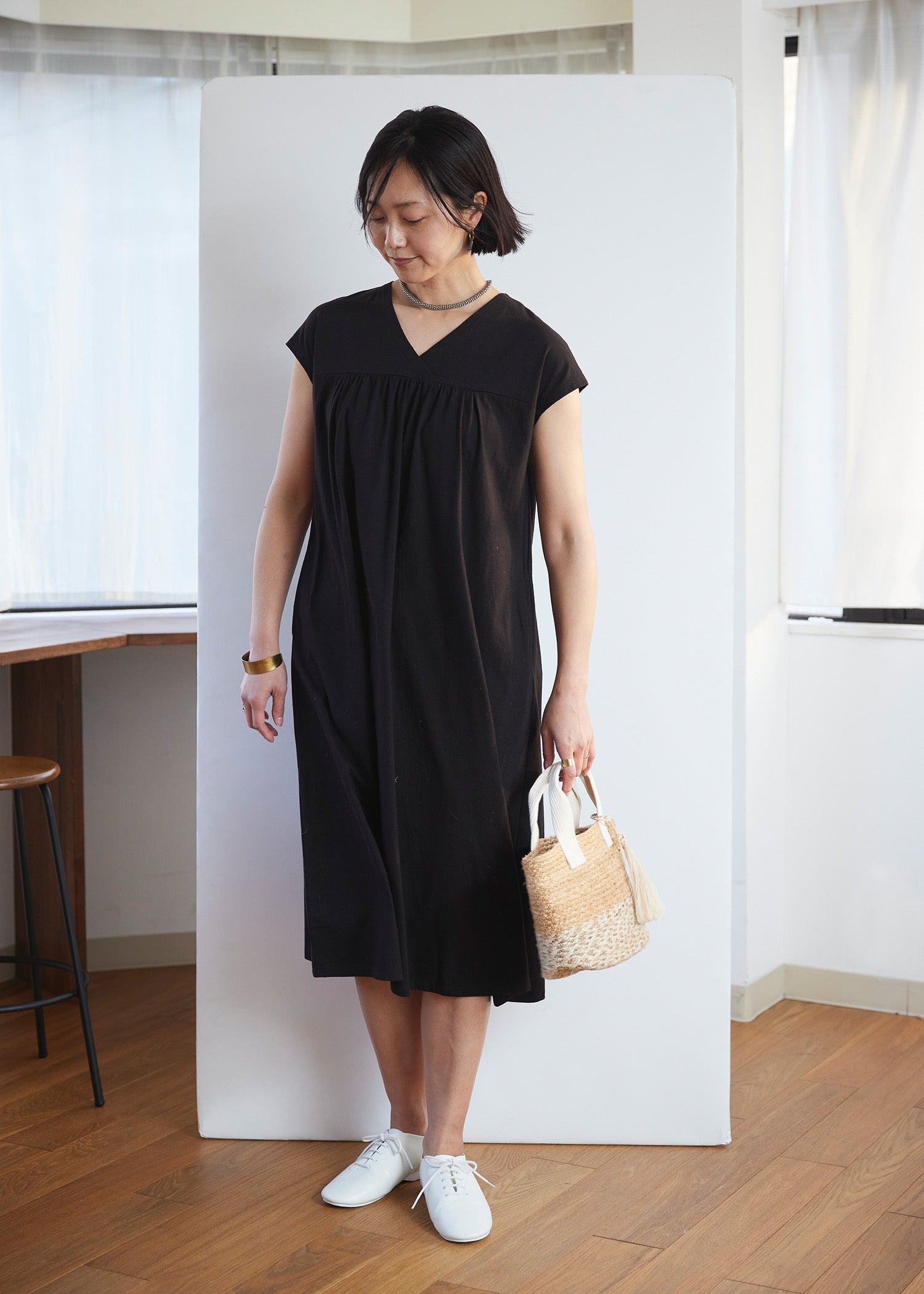 身長：170cm　着用サイズ：M