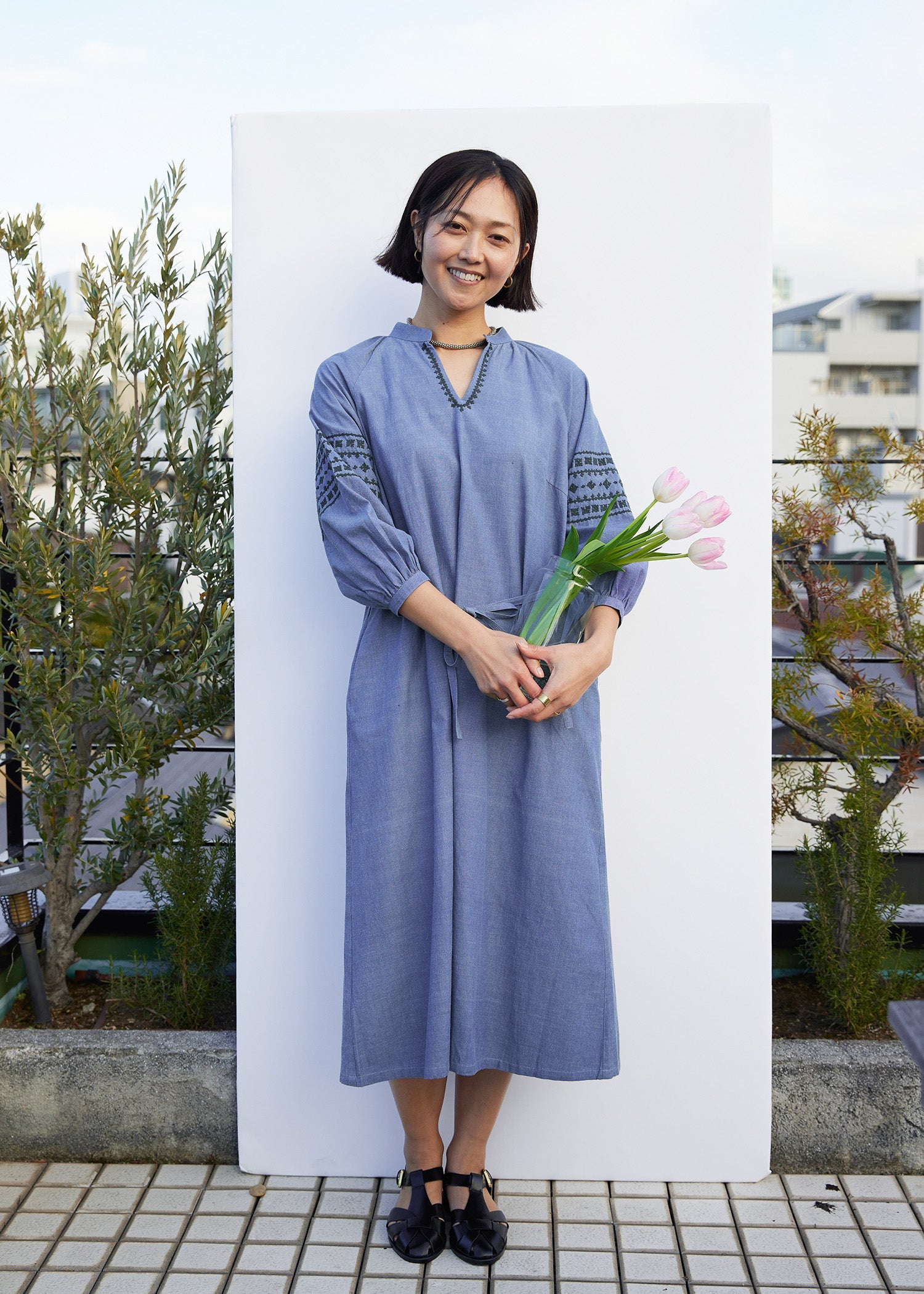 身長：170cm　着用サイズ：M