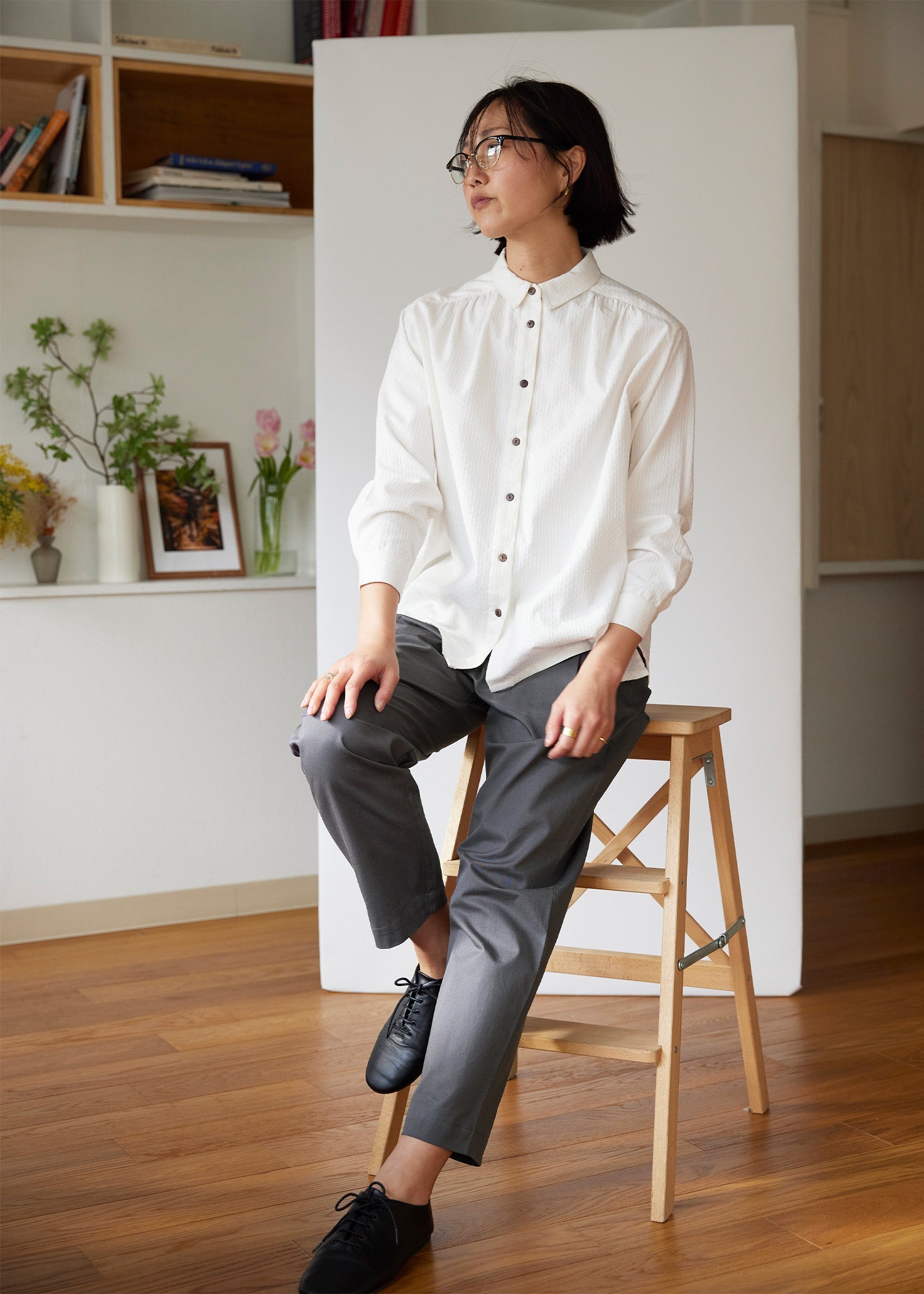身長：170cm　着用サイズ：M