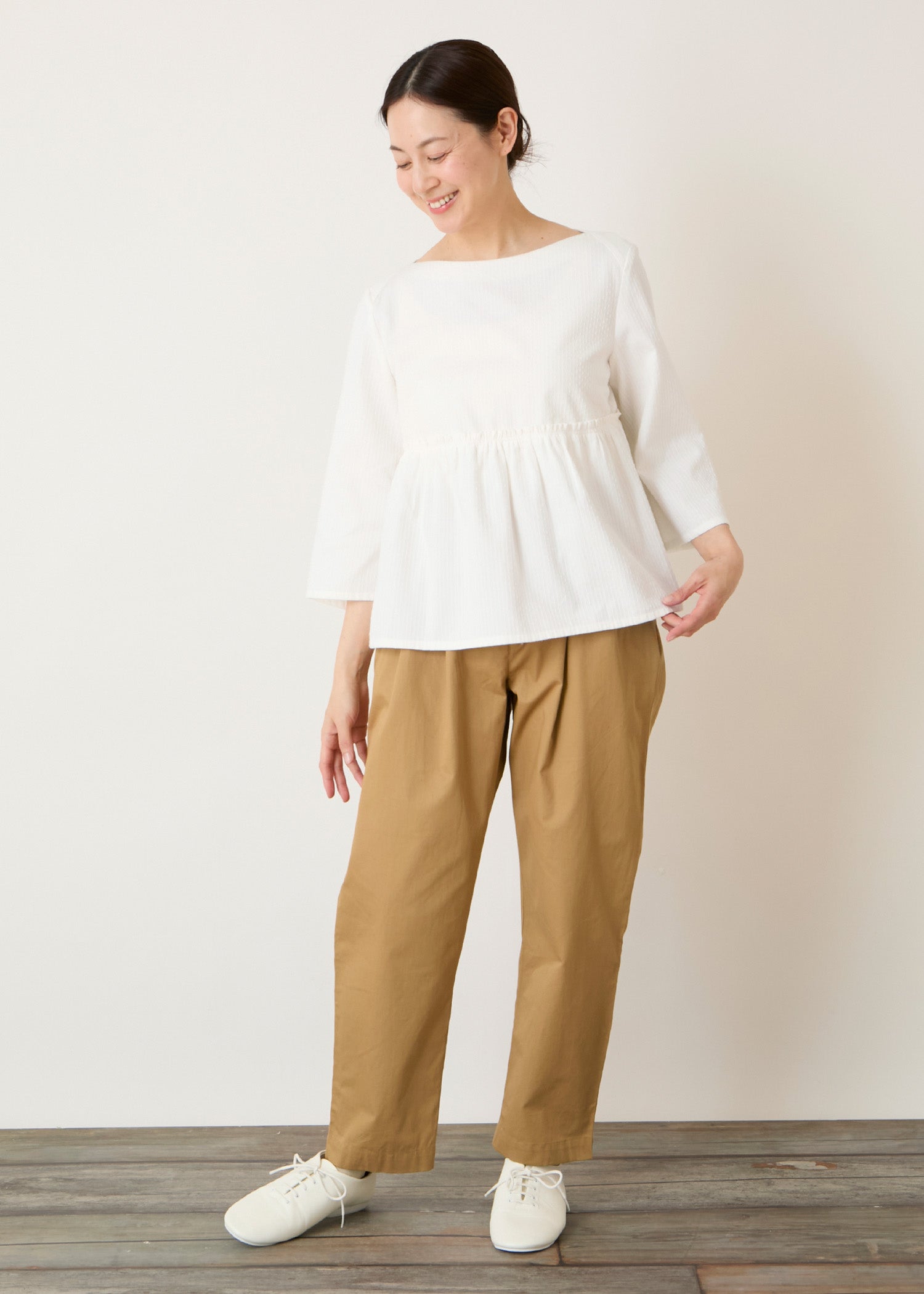 身長：162cm　着用サイズ：M