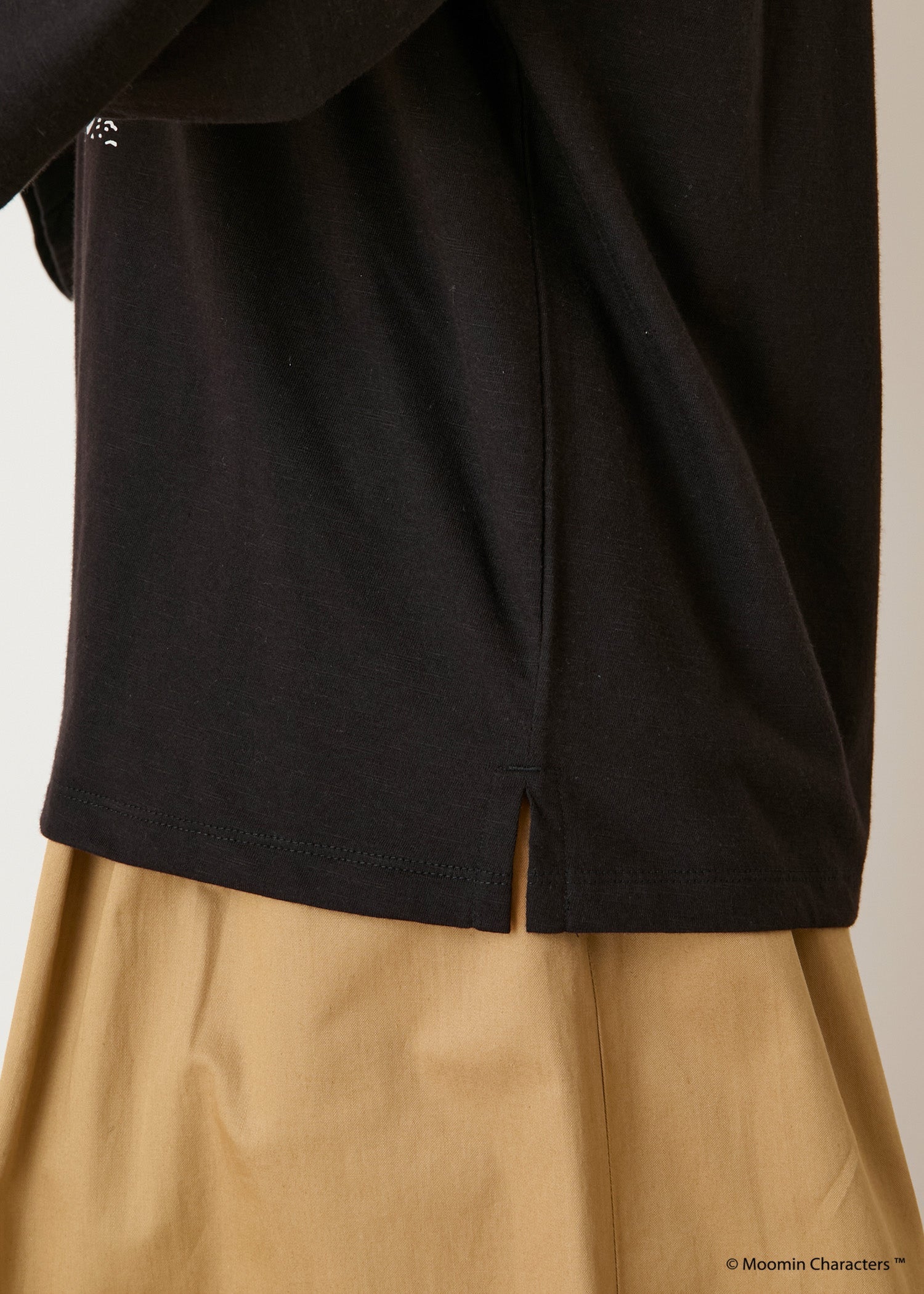 ムーミン オーガニックコットン ビッグＴシャツ・水着に着替えるムーミントロール