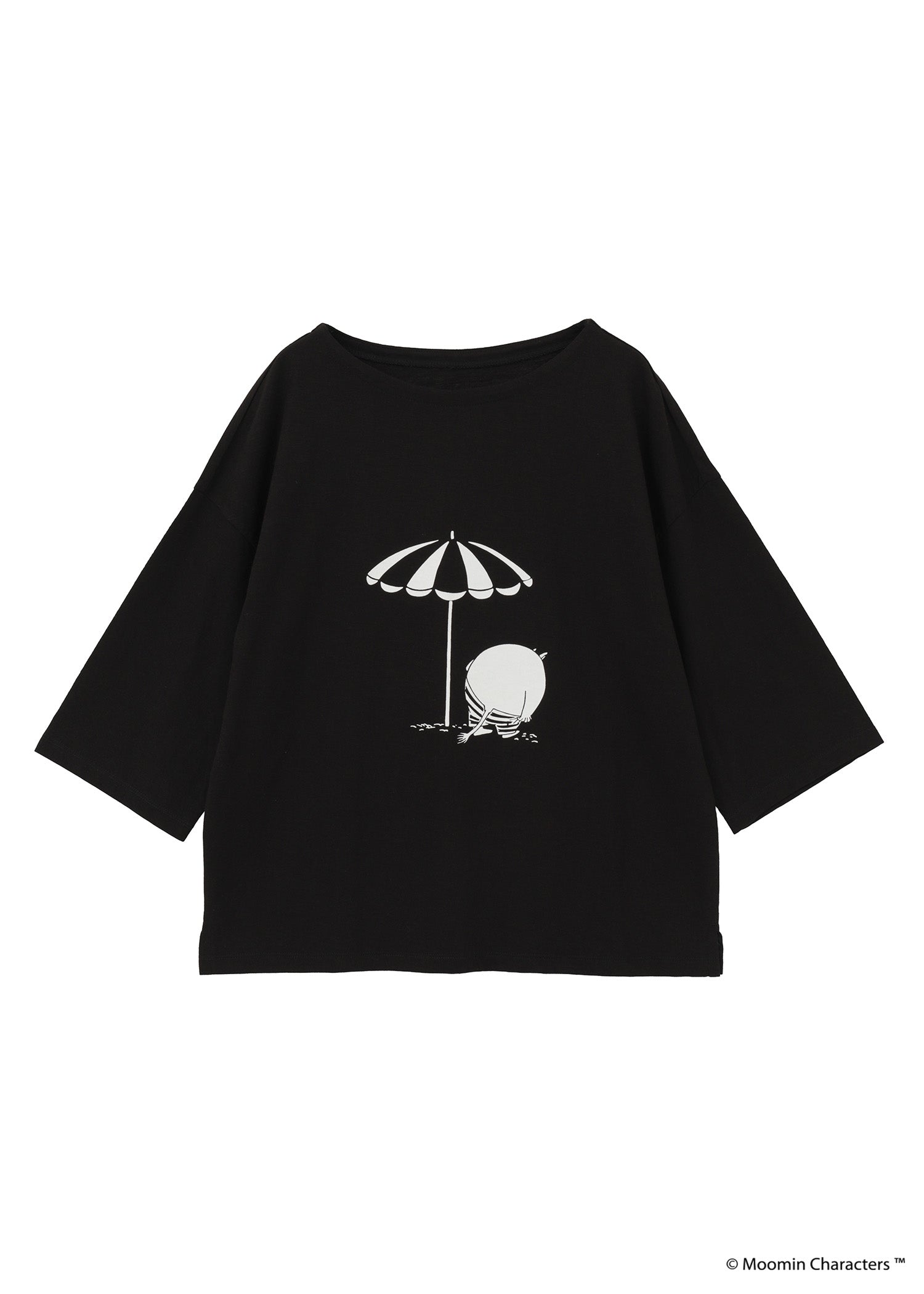 ムーミン オーガニックコットン ビッグＴシャツ・水着に着替えるムーミントロール