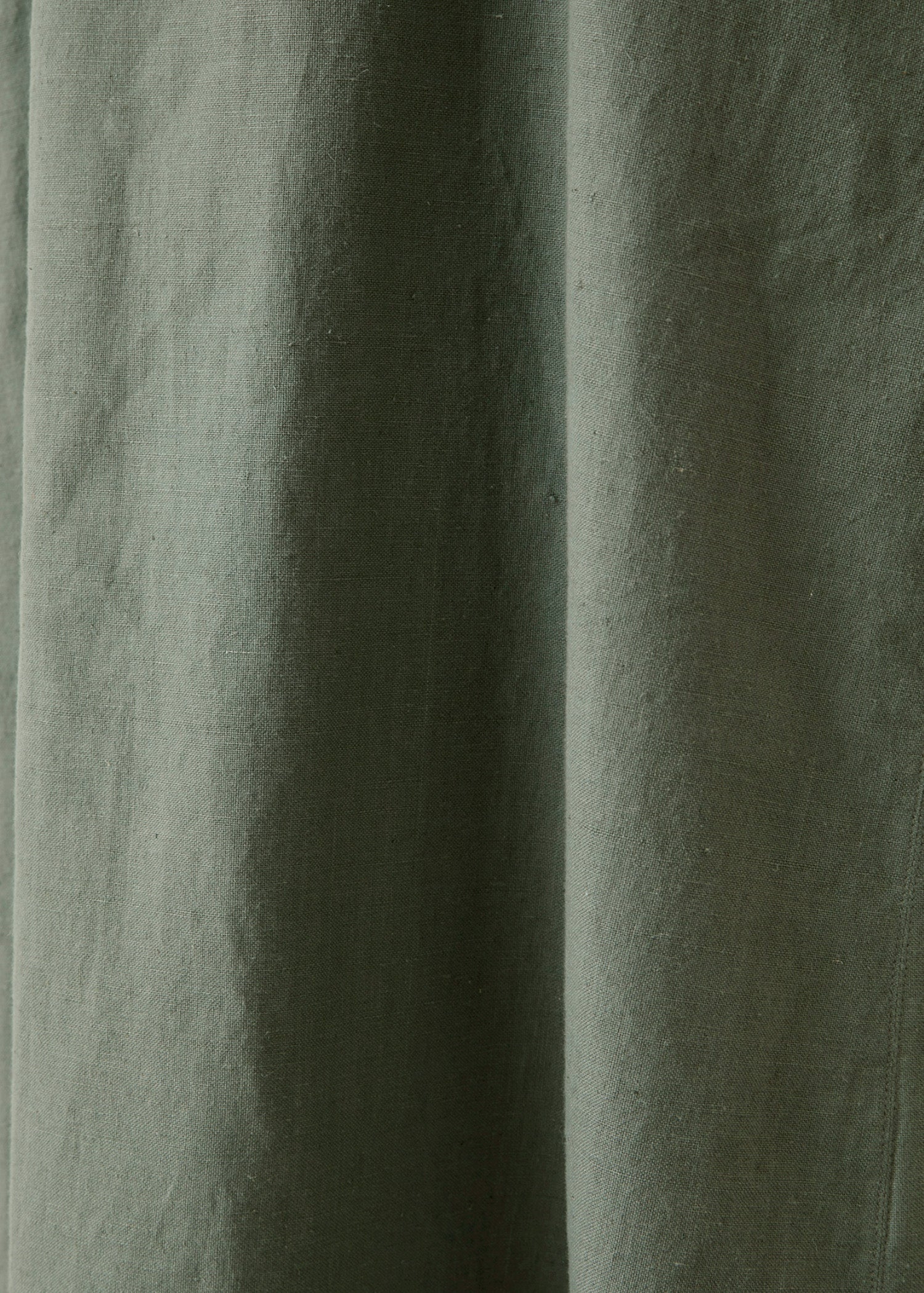 手織りコットンヘンプ パフスリーブワンピース