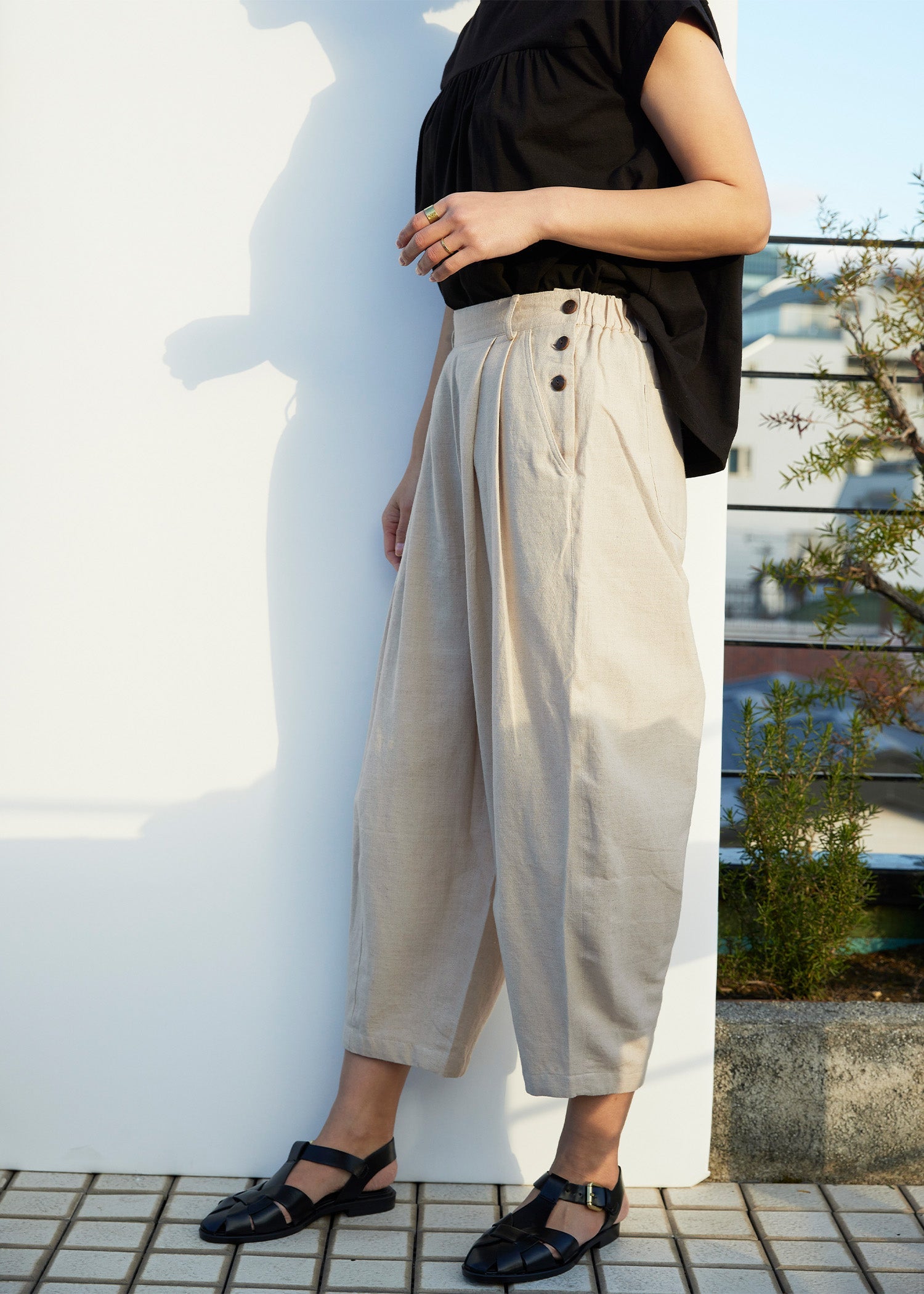 身長：170cm　着用サイズ：M